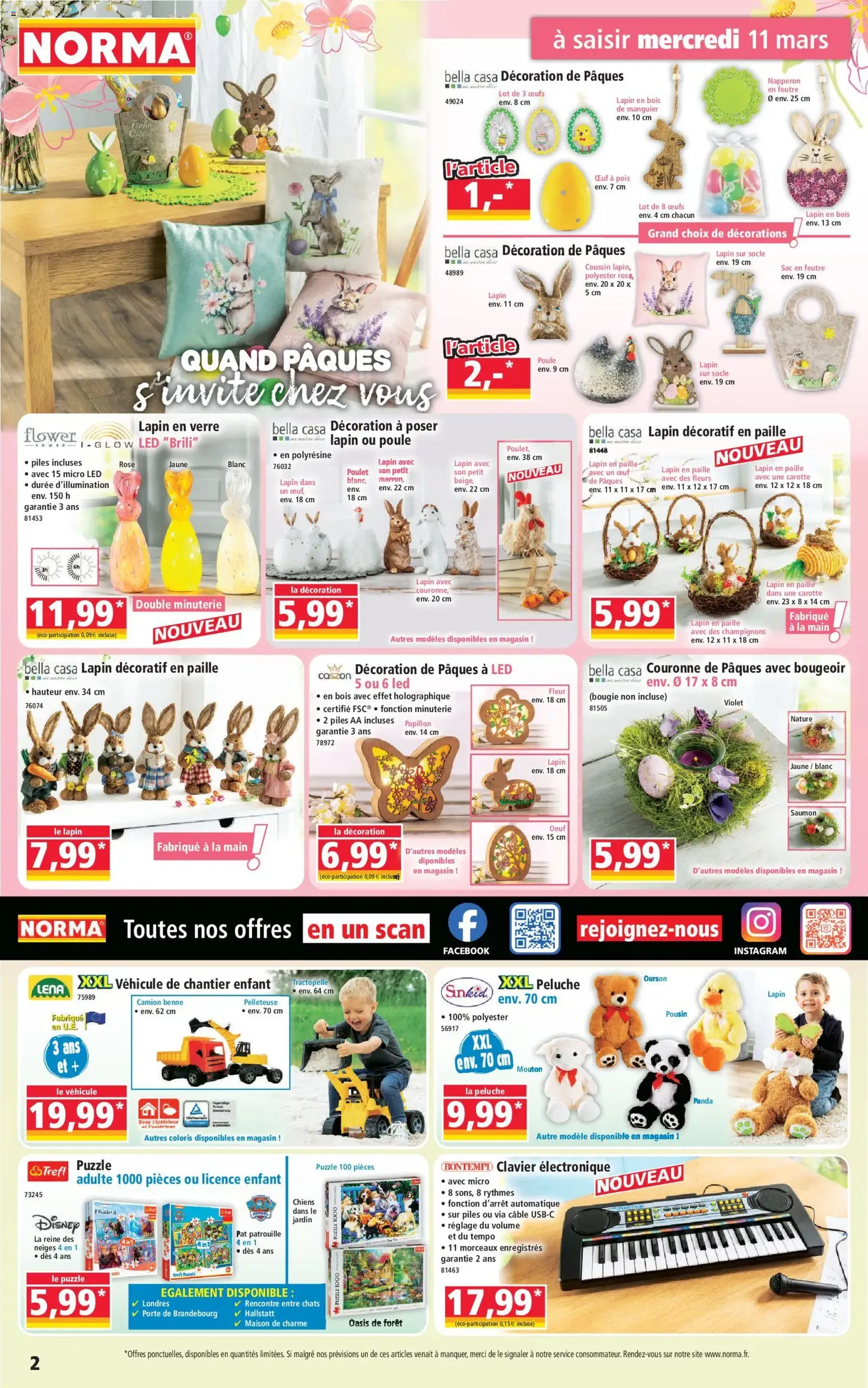 Norma catalogue - brochure valable à partir du 11/03/2026, page 2 sur 14