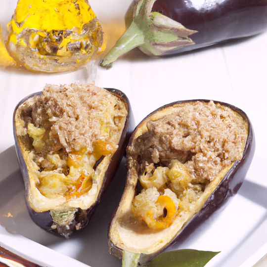 Anteprima ricetta Melanzane Ripiene di Quinoa