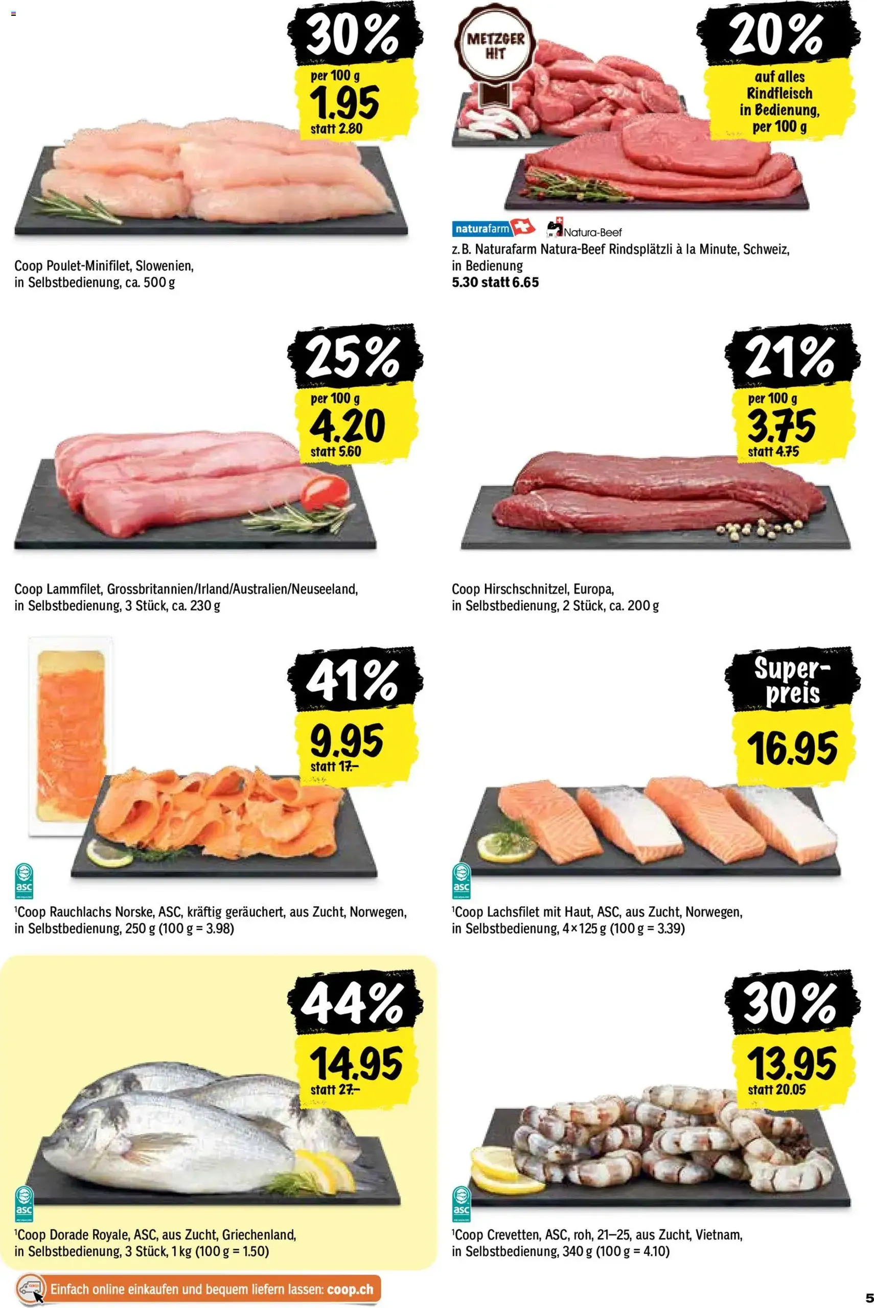 Coop aktionen - Gültiger Prospekt ab 27.08.2026, Seite 5 von insgesamt 24
