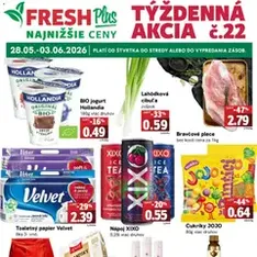 Fresh leták - náhľad letáku platný od 28.05.2026