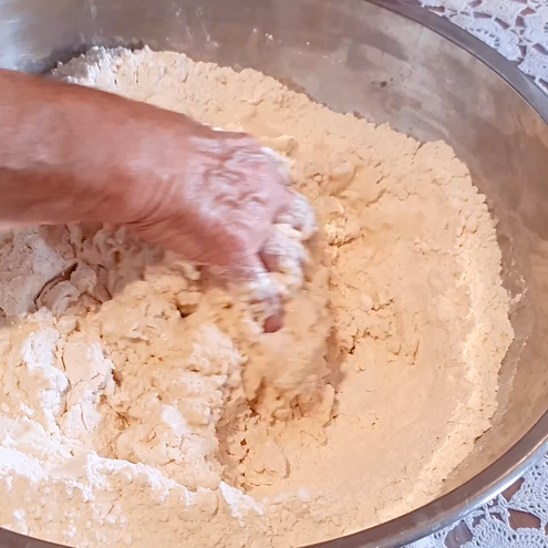 Frittelle di natale - procedimento 1