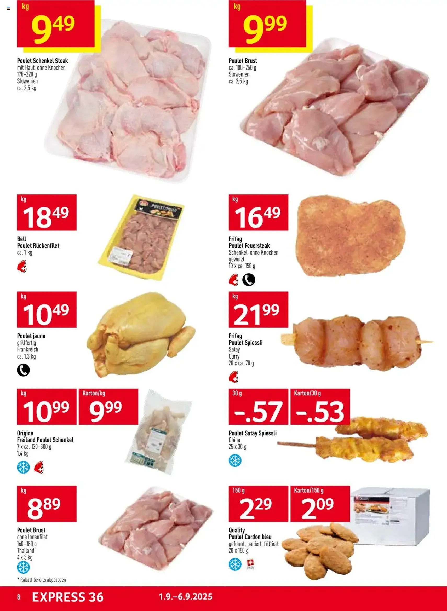 Prodega Aktionen - Gültiger Prospekt ab 01.09.2025, Seite 8 von insgesamt 40 Prodega Aktionen - Gültiger Prospekt ab 01.09.2025, Seite 8 von insgesamt 40