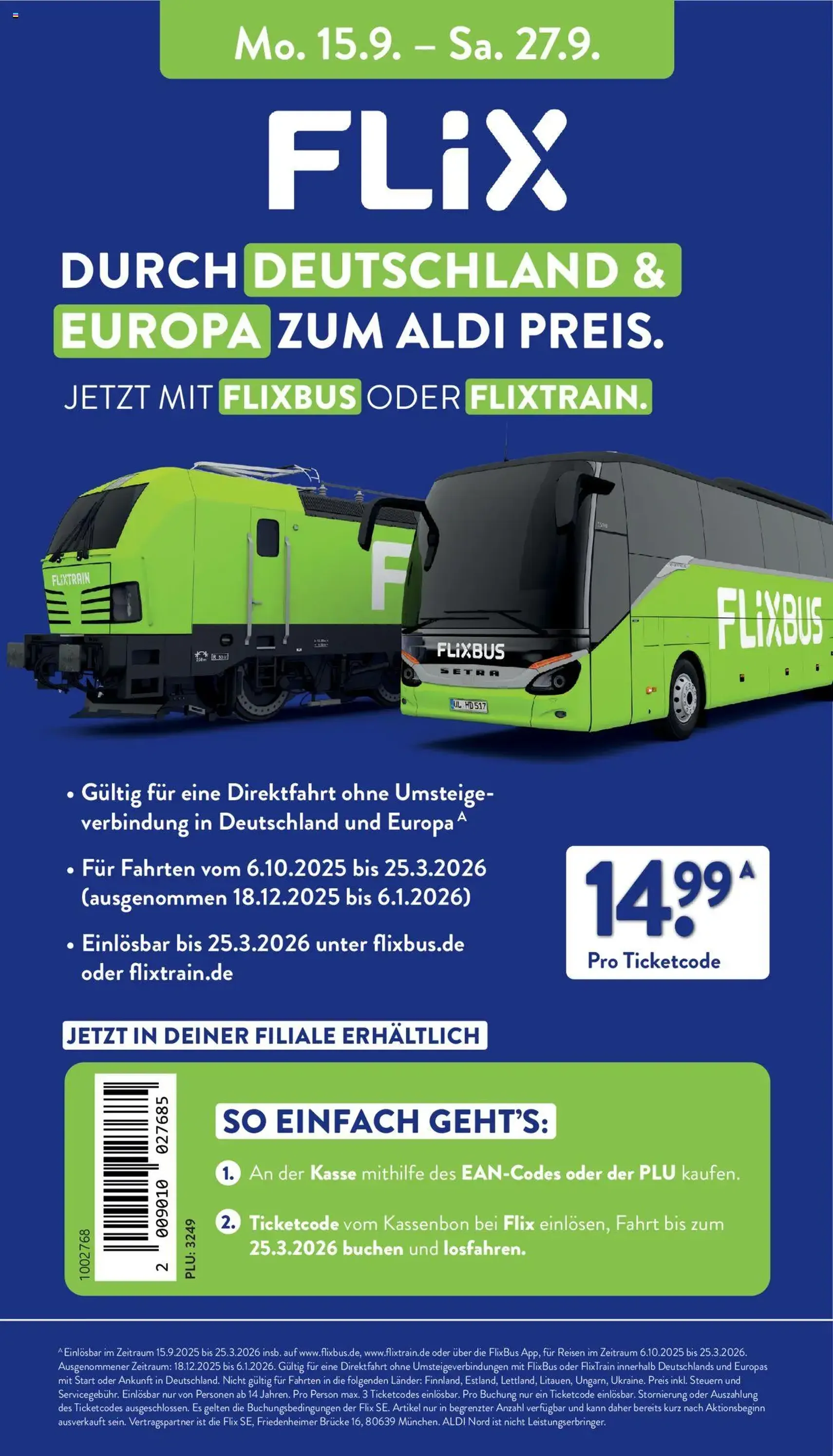 Aldi Prospekt - Gültiger Prospekt ab 15.09.2025, Seite 40 von insgesamt 41