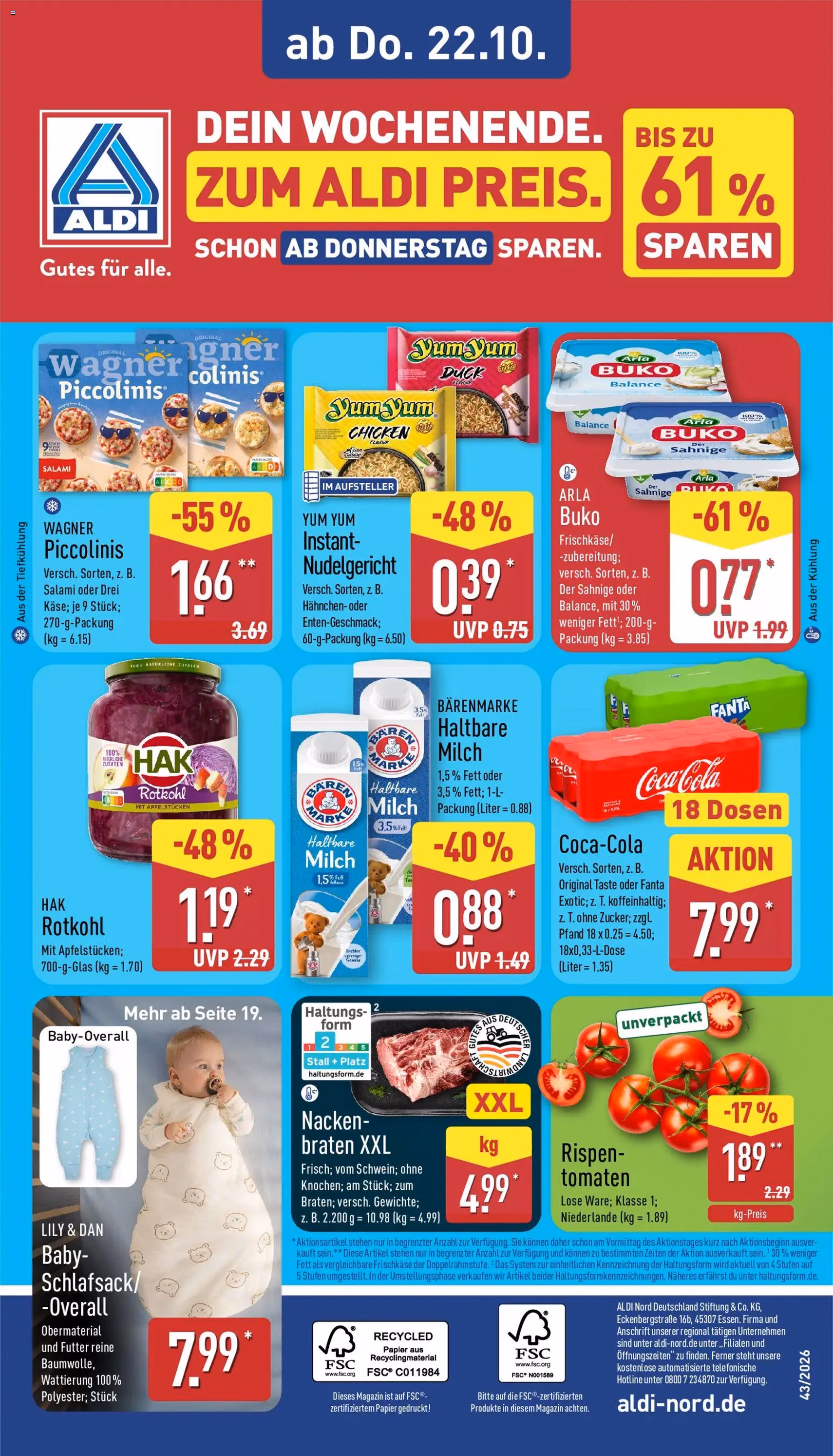Aldi Prospekt - Gültiger Prospekt ab 19.10.2026, Seite 36 von insgesamt 46