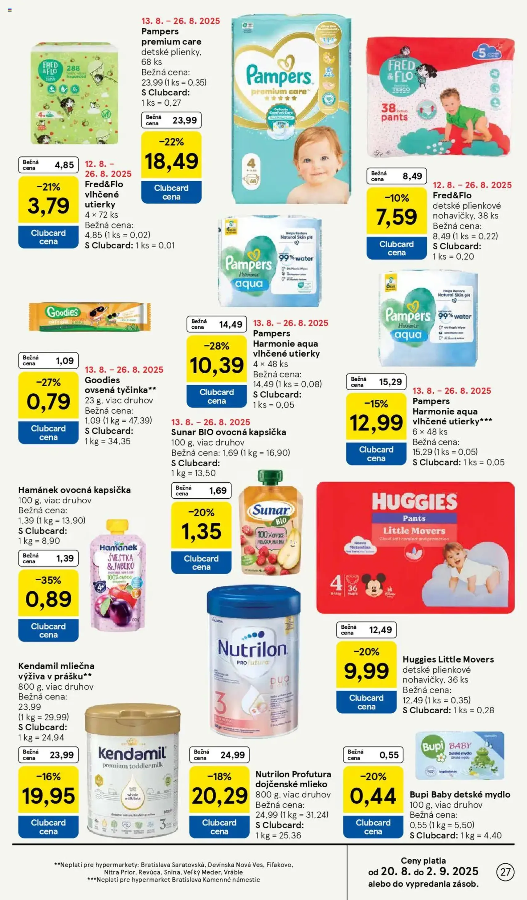 Tesco Hypermarket - leták - platný leták od 20.08.2025 strana 27 z 38