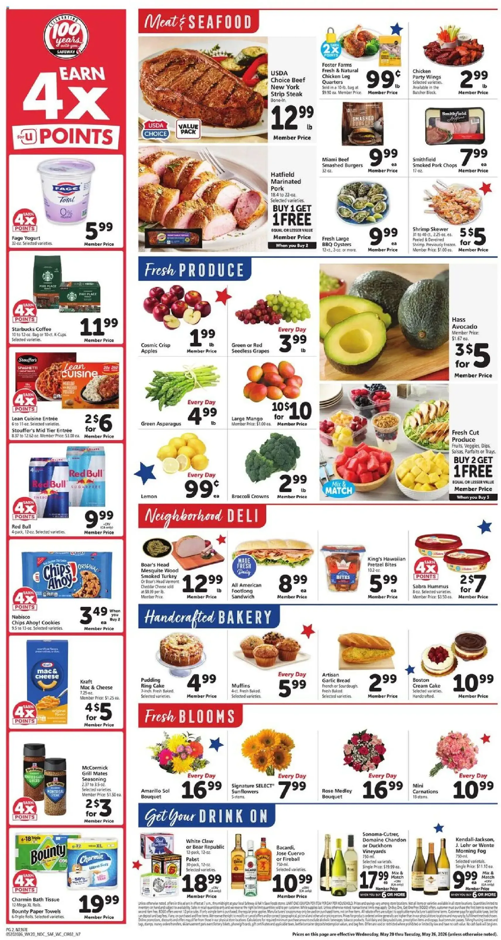 Safeway Weekly Ad - valid flyer from 05/20/2026, page 4 of 14