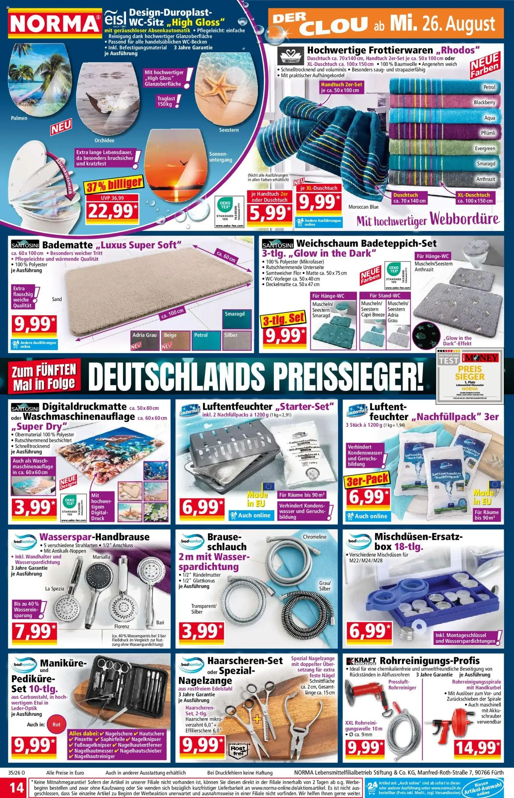 Norma Prospekt - Gültiger Prospekt ab 24.08.2026, Seite 14 von insgesamt 28