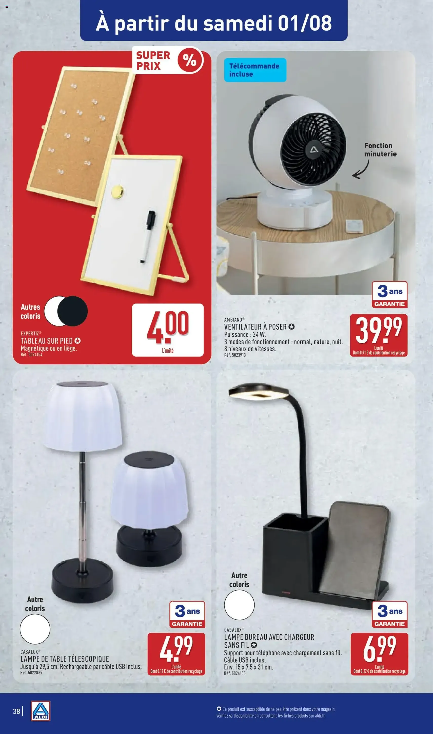 Aldi catalogue - brochure valable à partir du 28/07/2026, page 42 sur 45