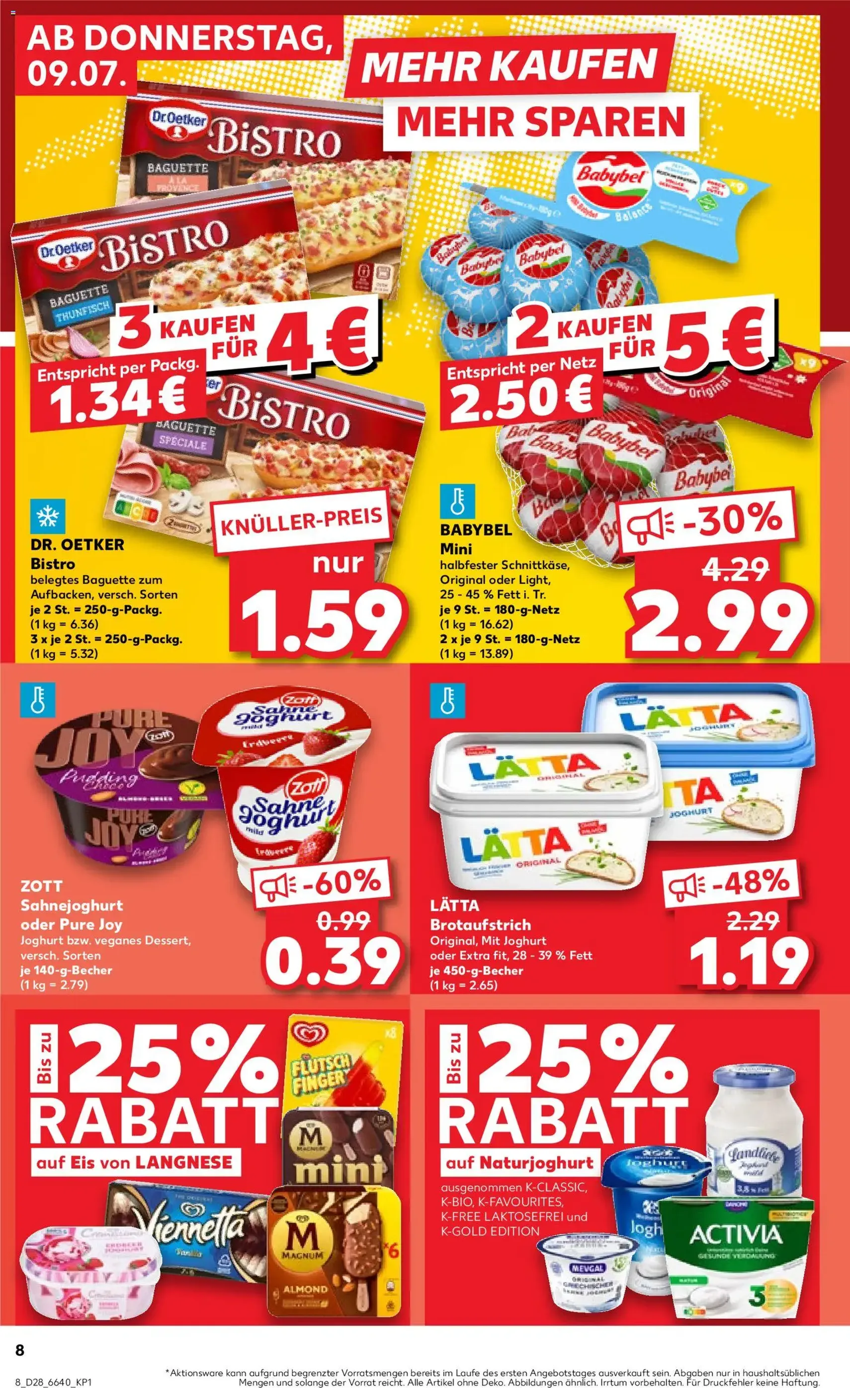 Kaufland Prospekt - Gültiger Prospekt ab 09.07.2026, Seite 8 von insgesamt 52