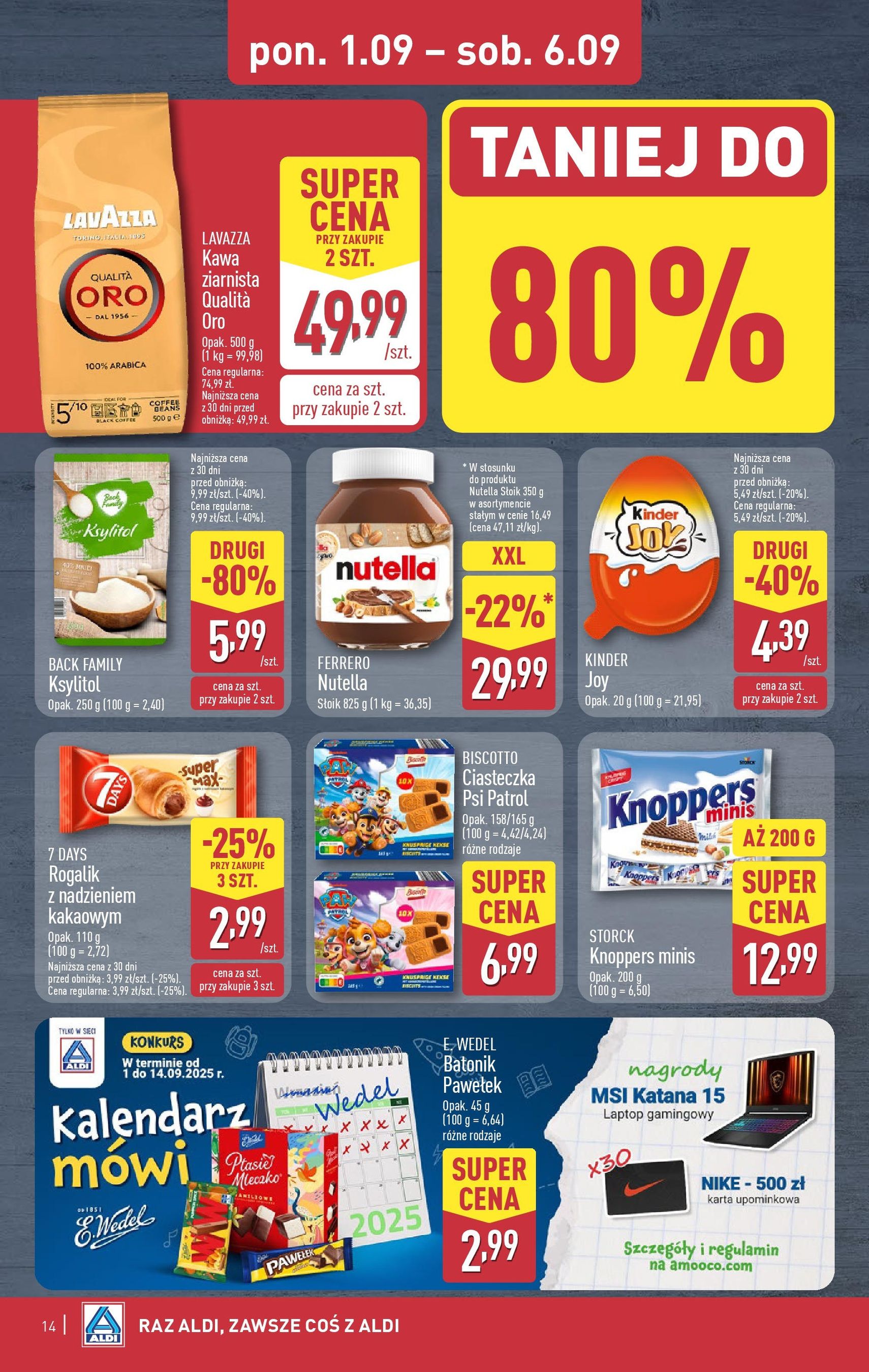 Aldi Gazetka - ważny gazetka od 01.09.2025 strona 14 z 39 Aldi Gazetka - ważny gazetka od 01.09.2025 strona 14 z 39
