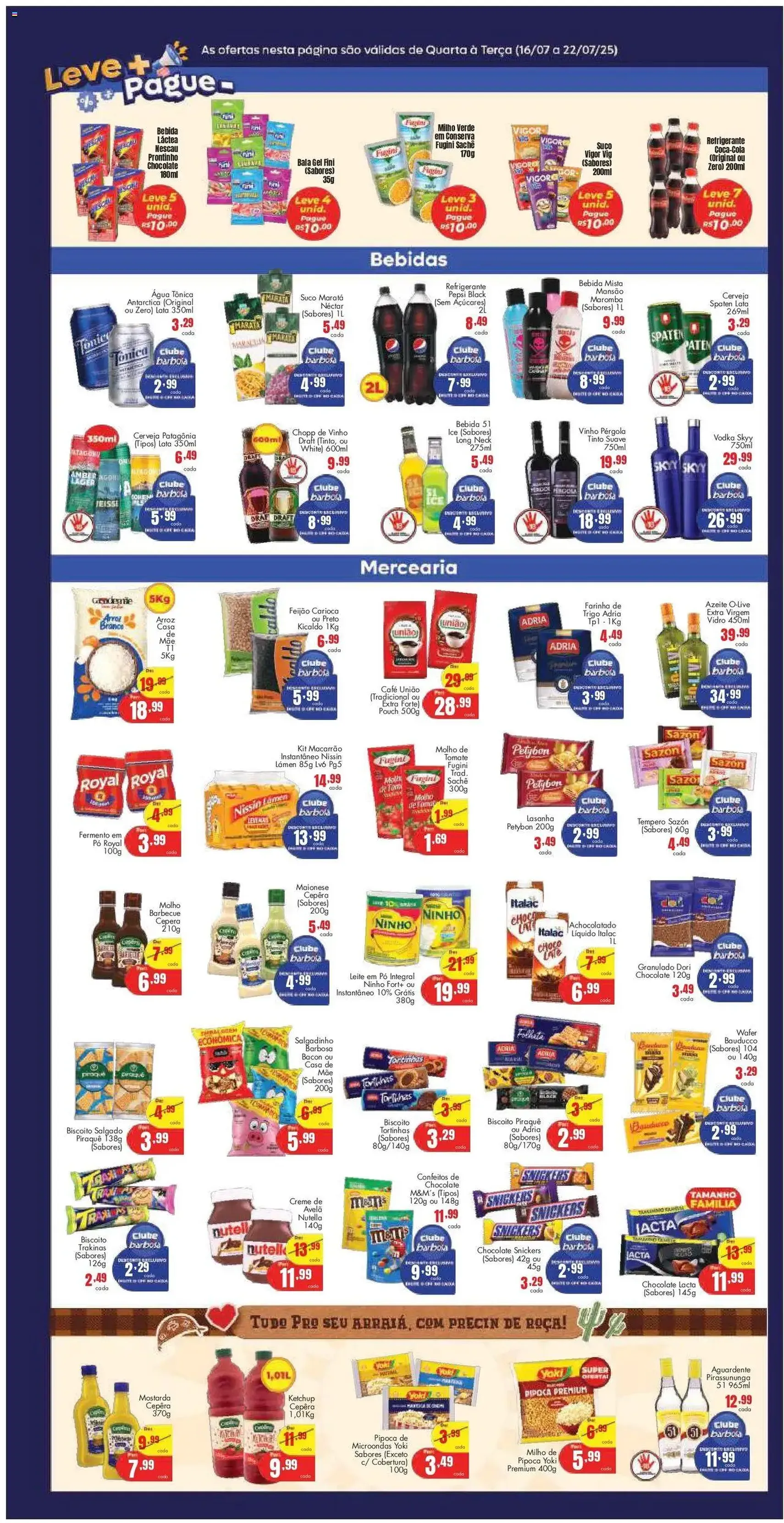 Barbosa Supermercados - Ofertas da semana - folheto válido a partir de 16/07/2025 página 3 de 4