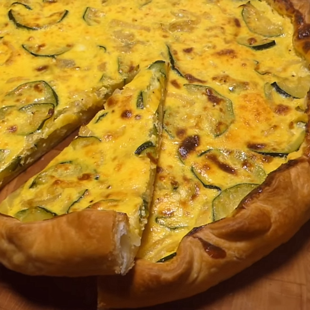 Torta salata zucchine e ricotta