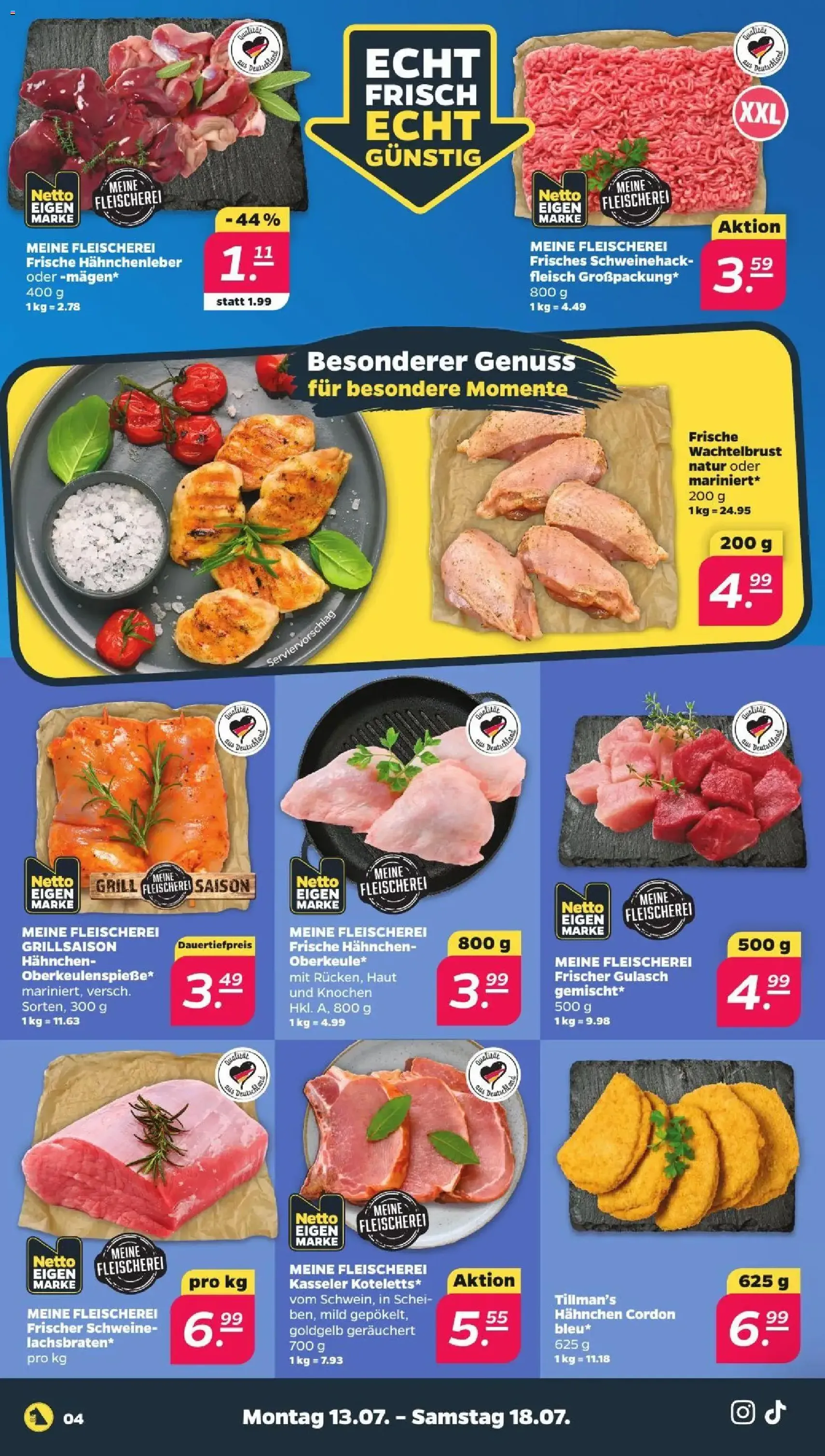 Netto Prospekt - Gültiger Prospekt ab 13.07.2026, Seite 4 von insgesamt 36
