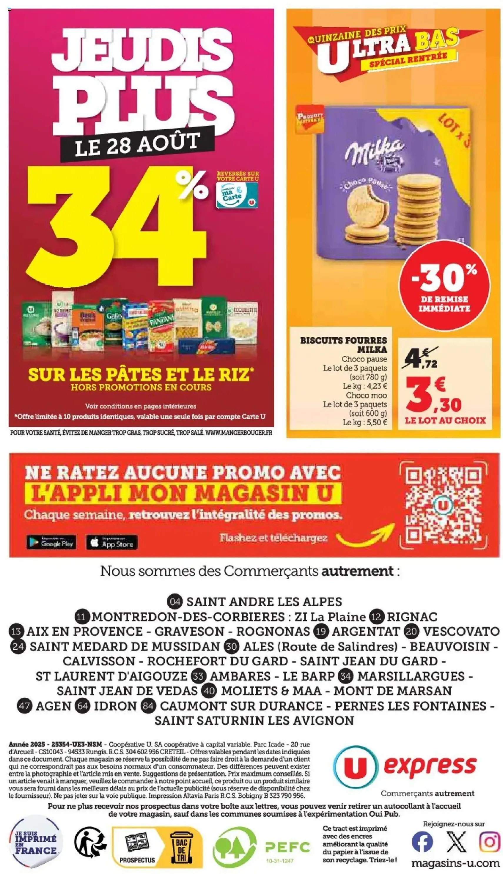 U Express catalogue - brochure valable à partir du 26/08/2025, page 32 sur 32 U Express catalogue - brochure valable à partir du 26/08/2025, page 32 sur 32