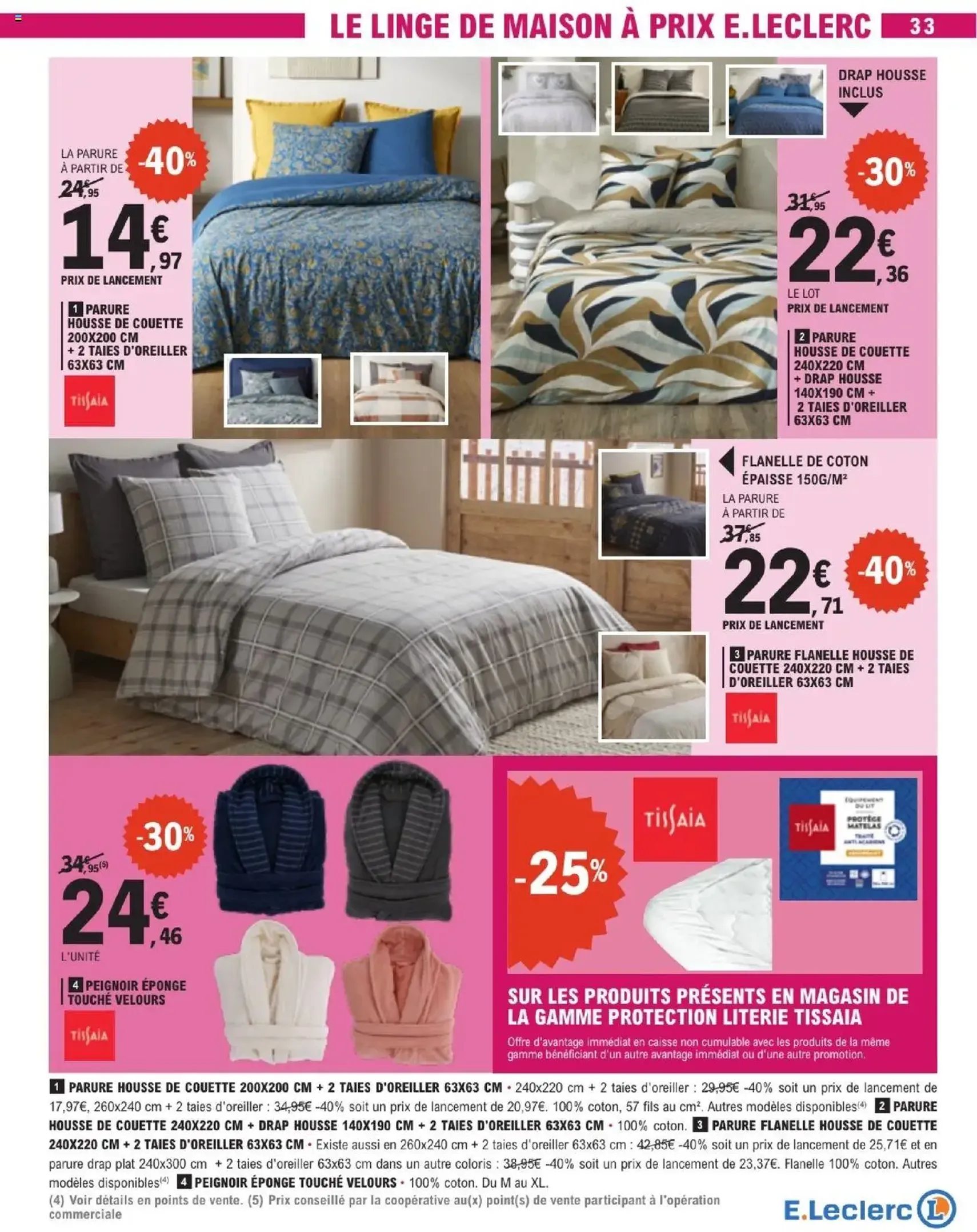 E.Leclerc catalogue semaine 42 - brochure valable à partir du 14/10/2025, page 33 sur 36
