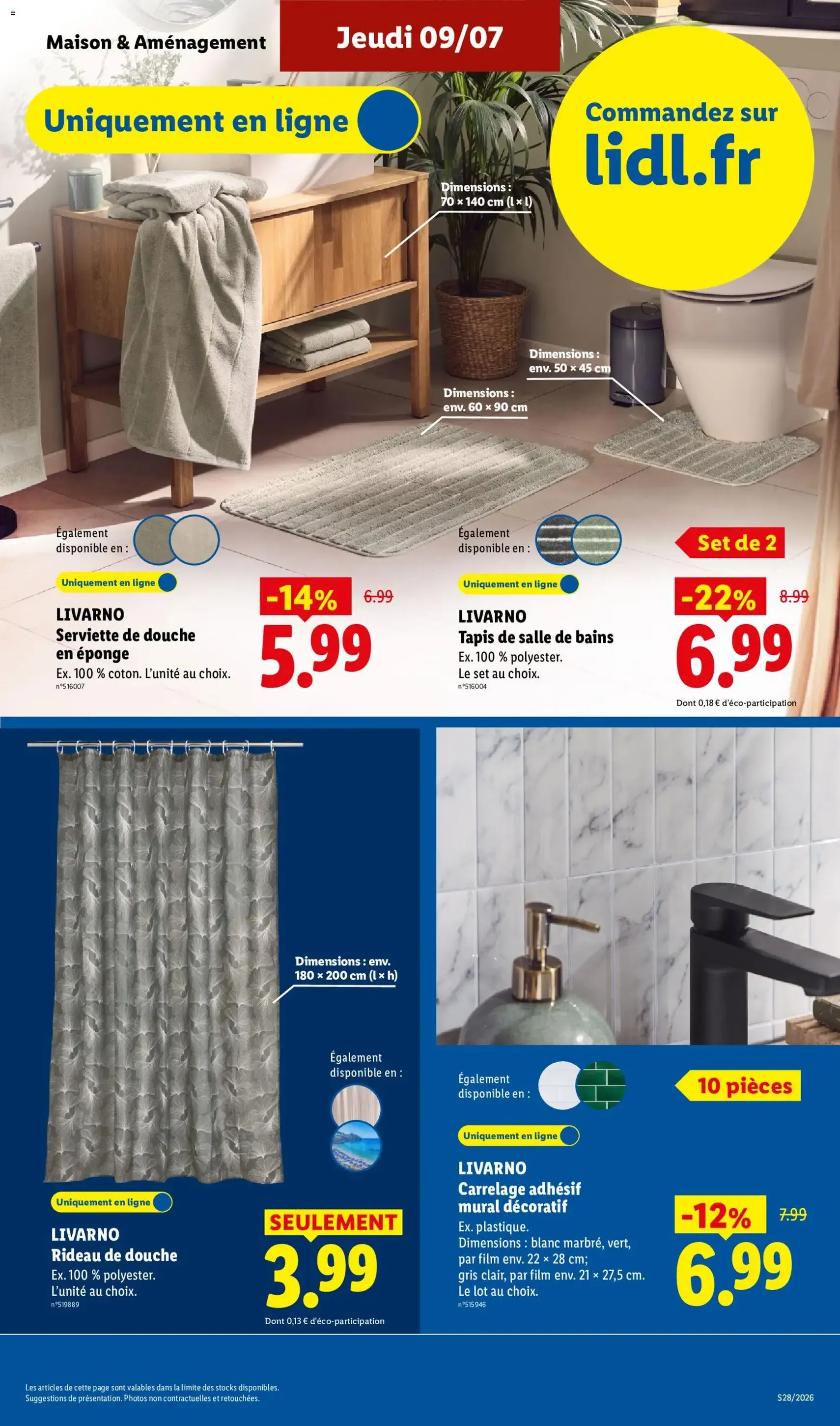 LIDL catalogue - brochure valable à partir du 09/07/2026, page 49 sur 68