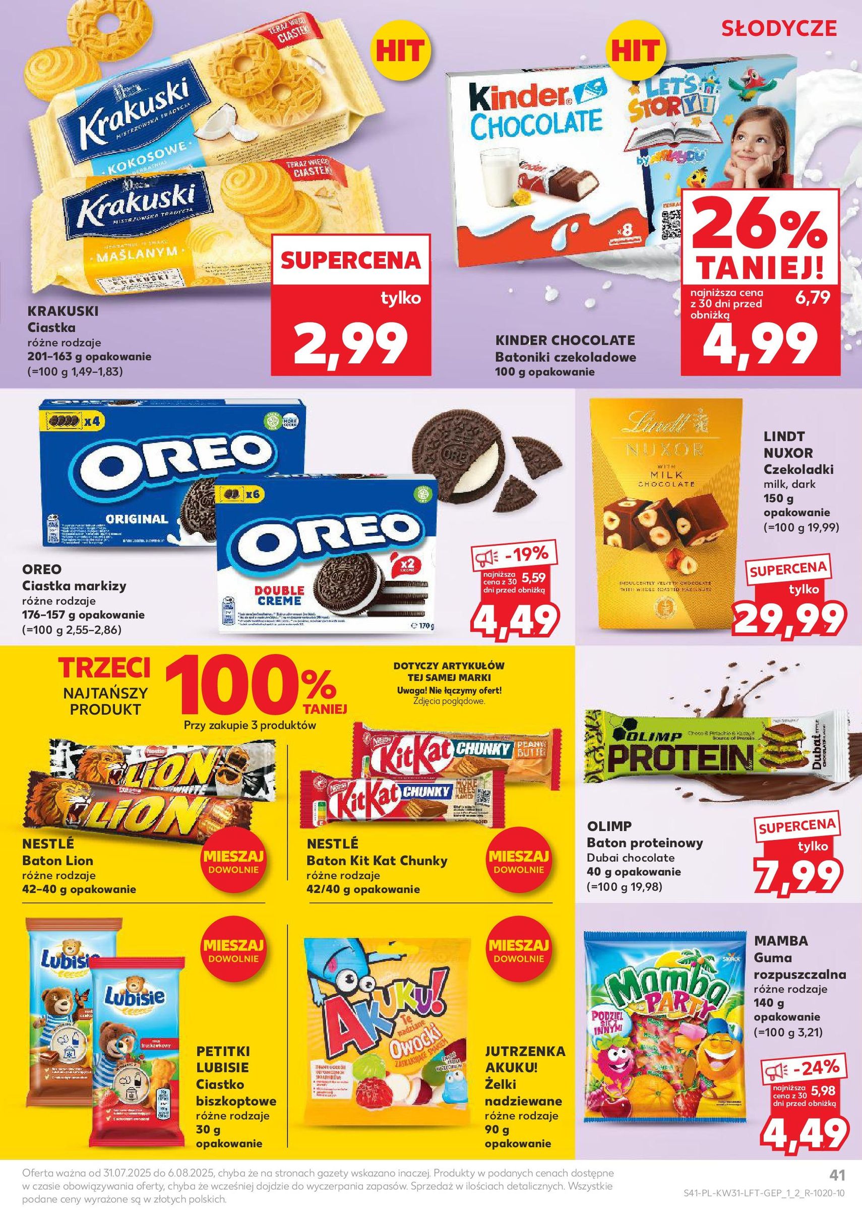 Kaufland gazetka - ważny gazetka od 31.07.2025 strona 41 z 54 Kaufland gazetka - ważny gazetka od 31.07.2025 strona 41 z 54