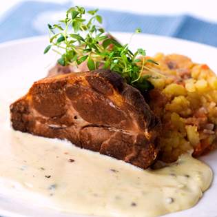 Recipe preview Pork tenderloin with pepper sauce