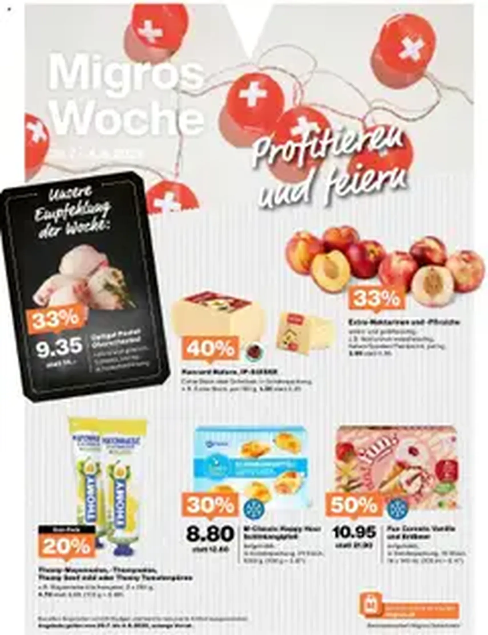 Migros Aktionen - Gültiger Prospekt ab 29.07.2025, Seite 1 von insgesamt 1