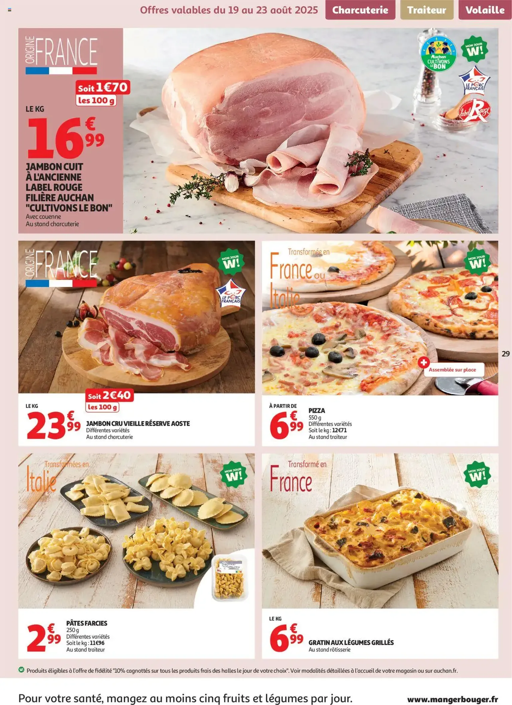 Auchan prospectus - brochure valable à partir du 19/08/2025, page 29 sur 46 Auchan prospectus - brochure valable à partir du 19/08/2025, page 29 sur 46