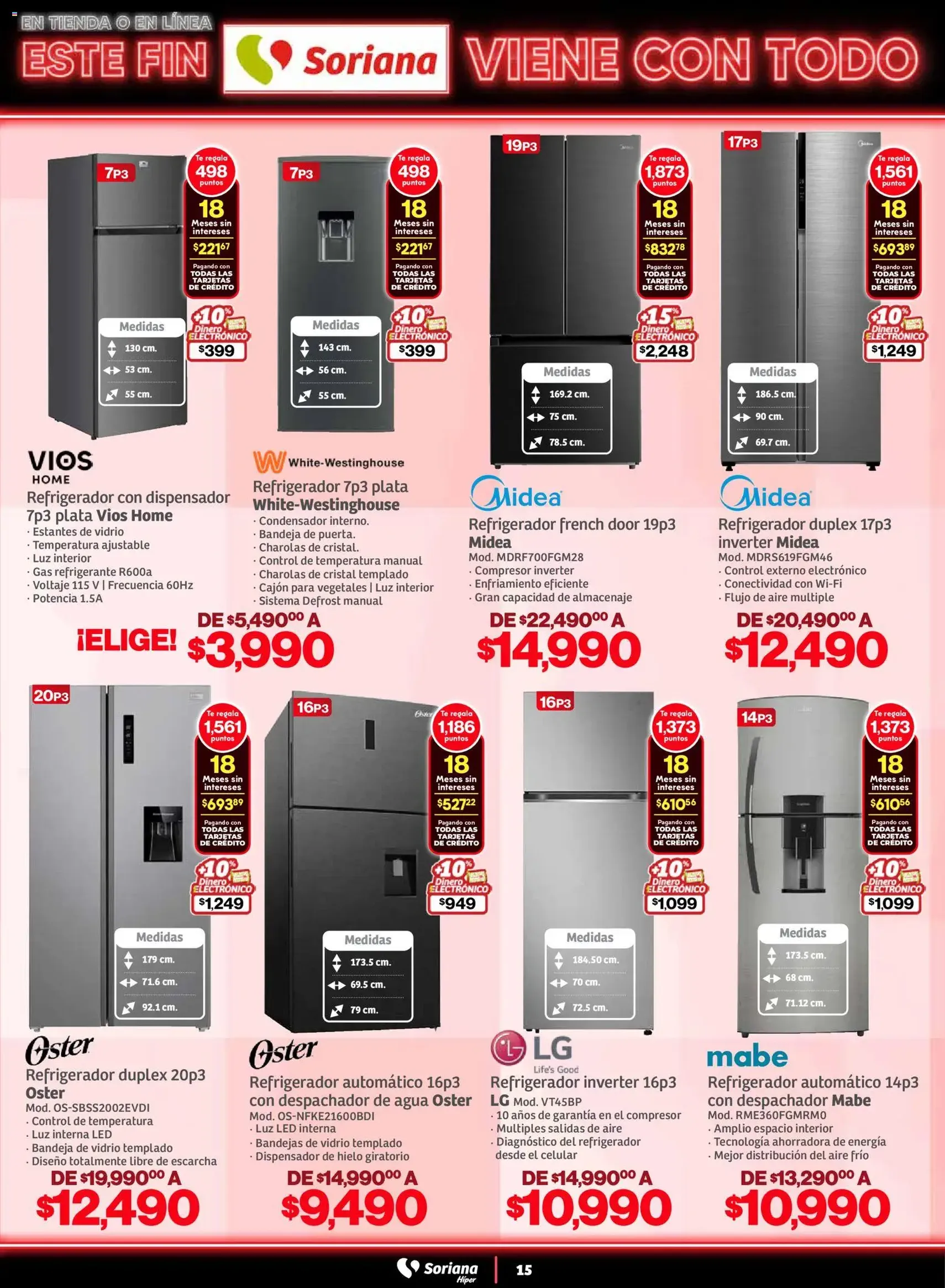 Soriana - Este fin Soriana viene con todo Híper Nacional - folleto válido desde 05/11/2025 página 15 de 38