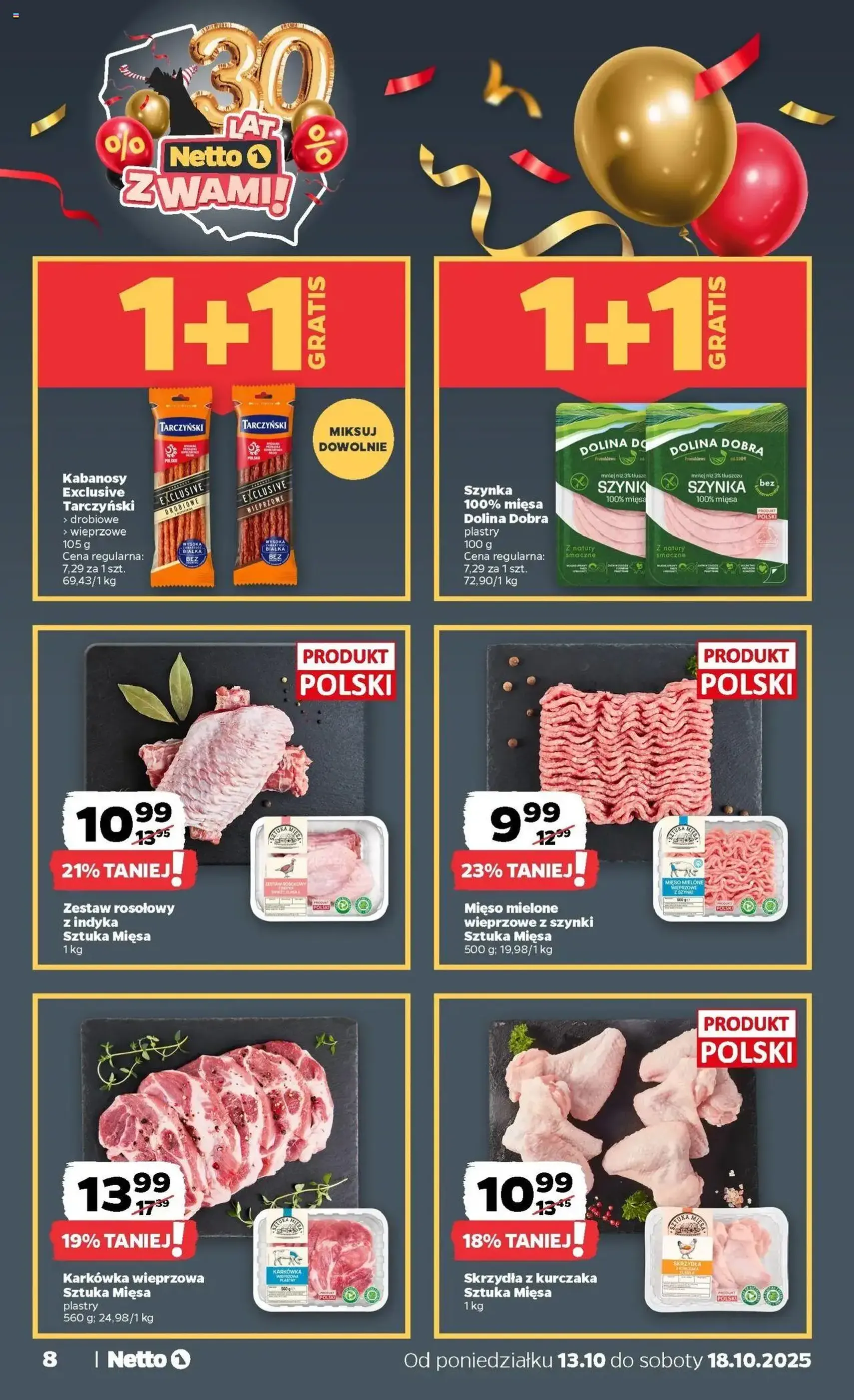 Netto gazetka - Spożywcza - ważny gazetka od 13.10.2025 strona 8 z 33 Netto gazetka - Spożywcza - ważny gazetka od 13.10.2025 strona 8 z 33