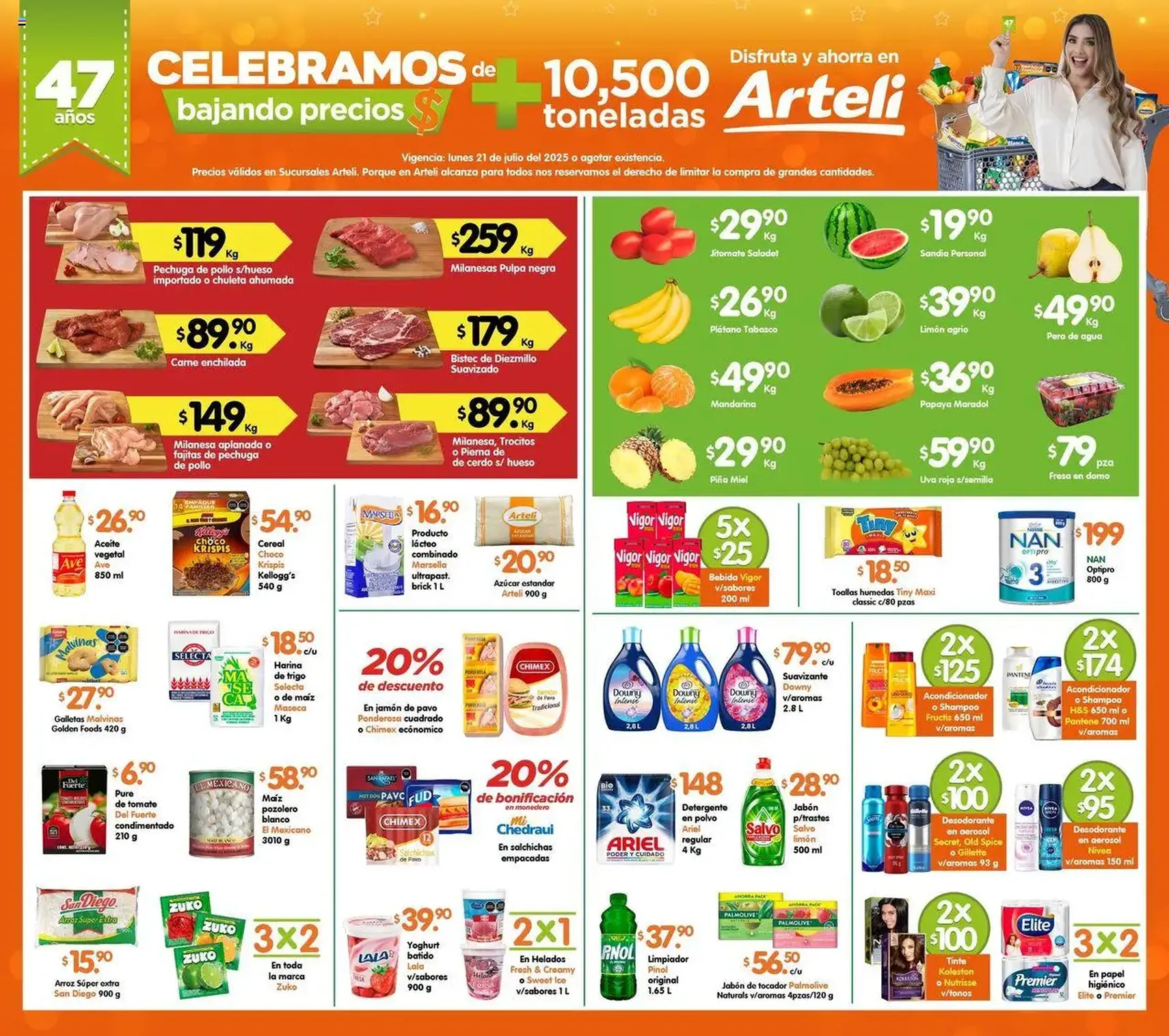 Arteli - Folleto Arteli - folleto válido desde 21/07/2025 página 1 de 1