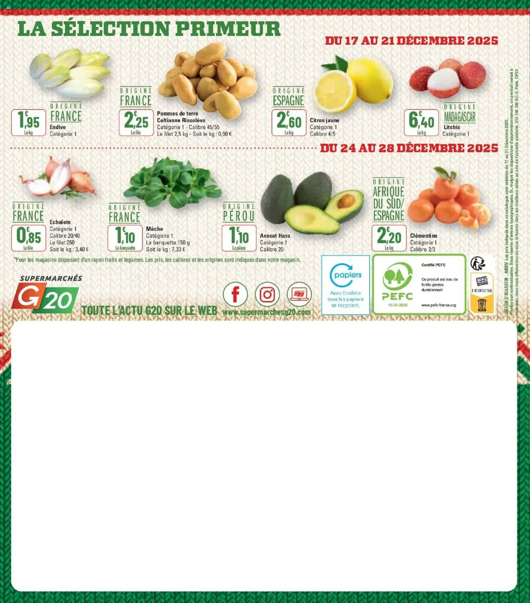 G20 Supermarchés catalogue - brochure valable à partir du 17/12/2025, page 37 sur 37