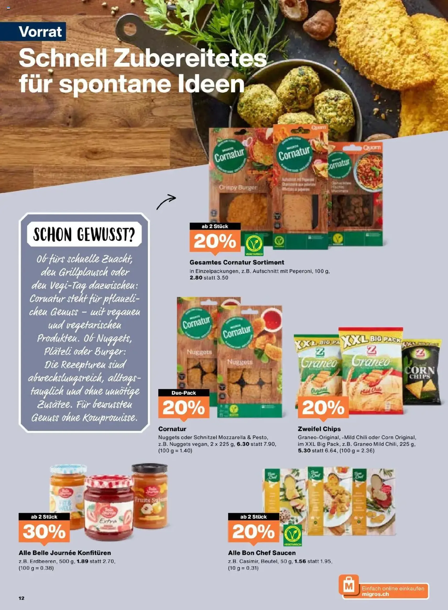 Migros Aktionen - Gültiger Prospekt ab 19.08.2025, Seite 12 von insgesamt 20 Migros Aktionen - Gültiger Prospekt ab 19.08.2025, Seite 12 von insgesamt 20