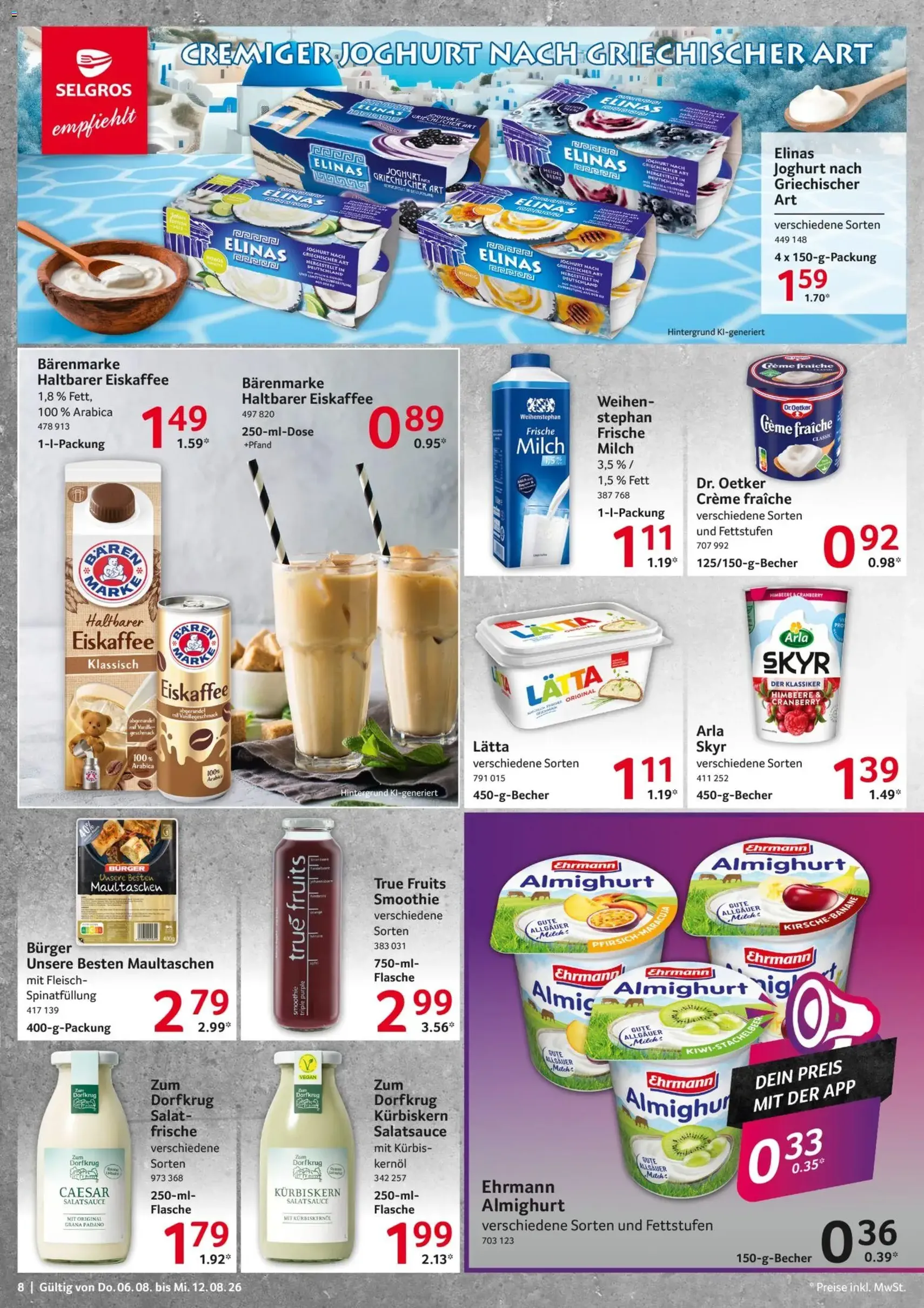 Selgros Prospekt - Gültiger Prospekt ab 06.08.2026, Seite 8 von insgesamt 28
