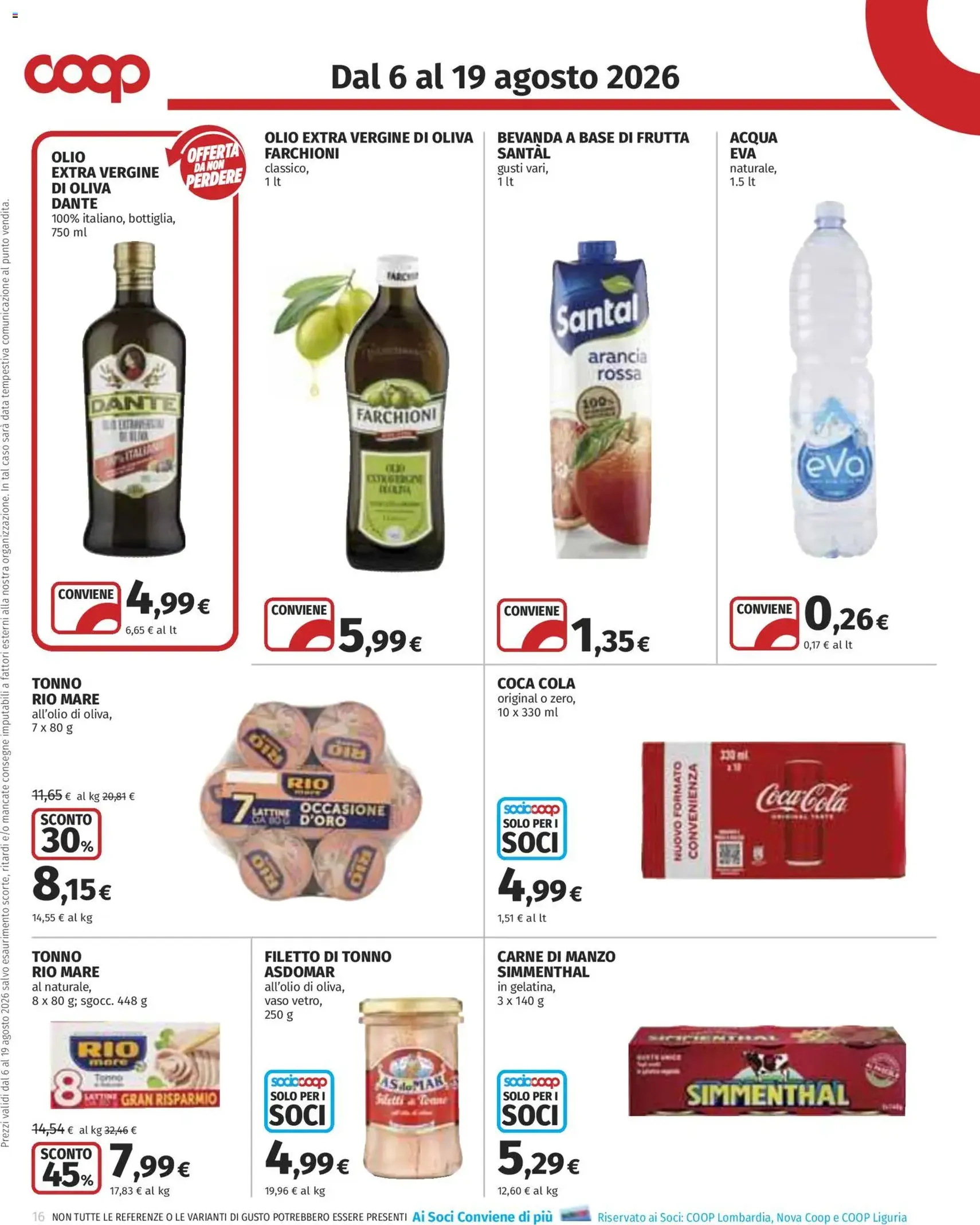 COOP volantino - volantino valido dal 06/08/2026 pagina 16 di 21
