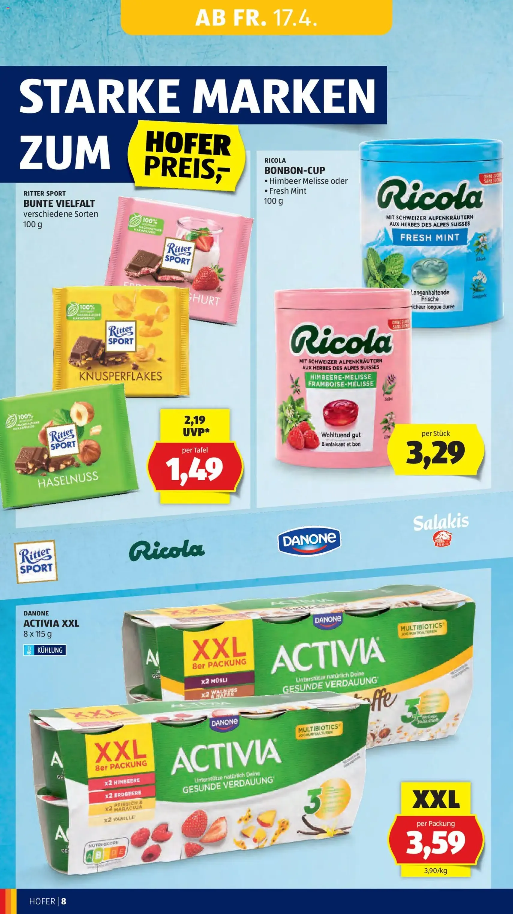 Hofer Flugblatt - Gültiger Prospekt ab 20.04.2026, Seite 10 von insgesamt 45