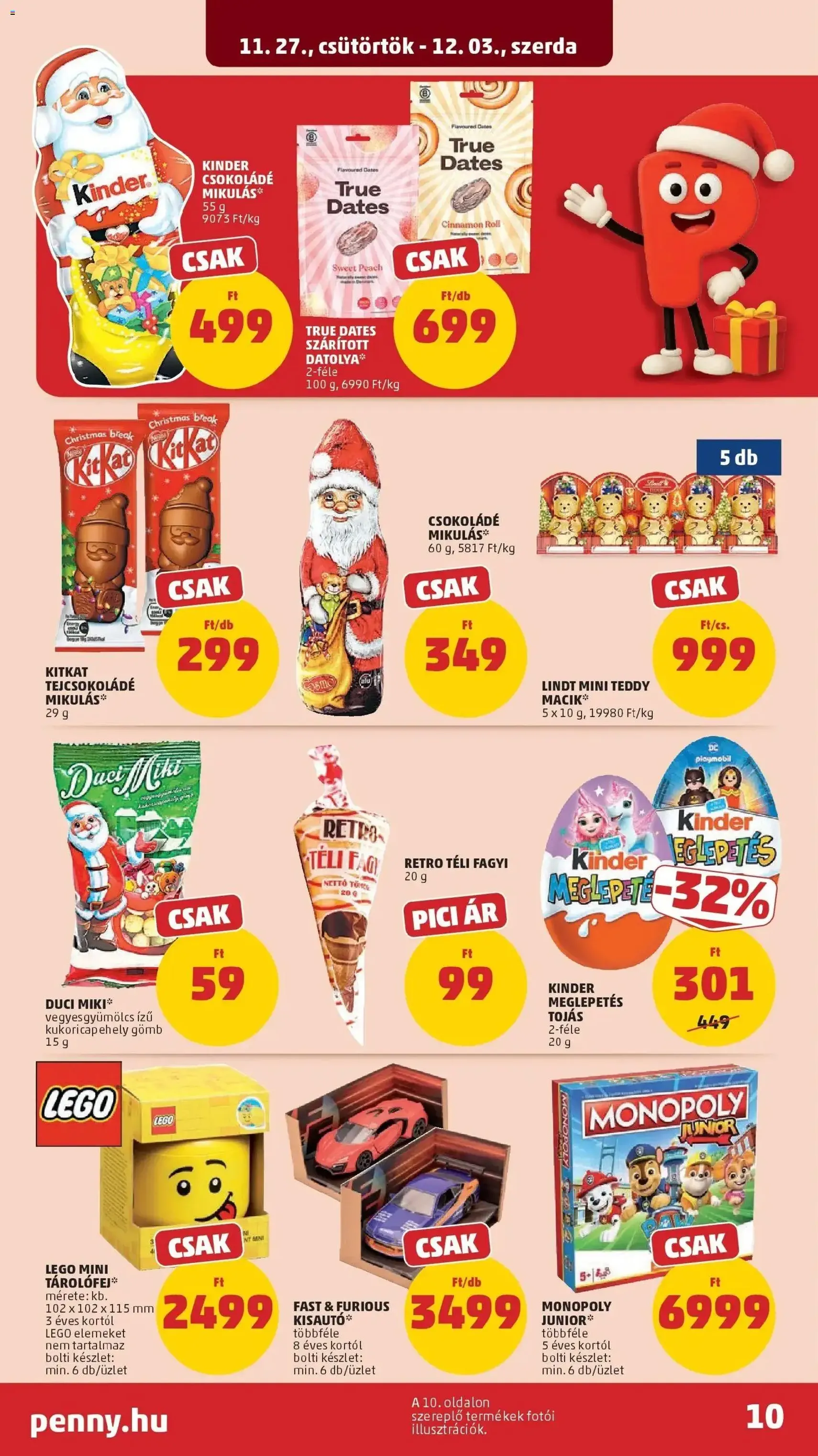 PENNY Akciós újság - 2025.11.27. érvényes szórólap 10 oldal 39 oldalból
