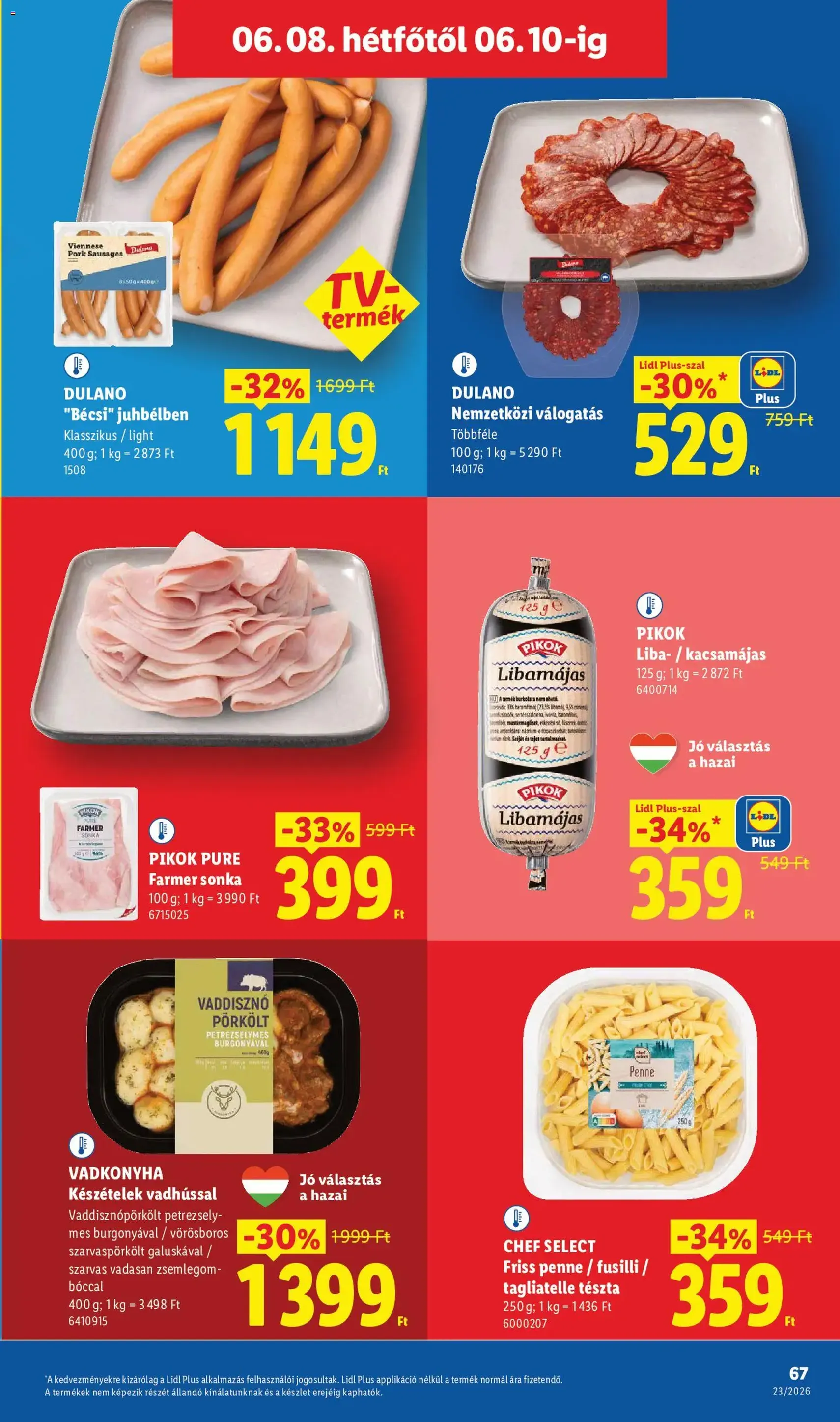Lidl akciós újság - 2026.06.04. érvényes szórólap 67 oldal 80 oldalból