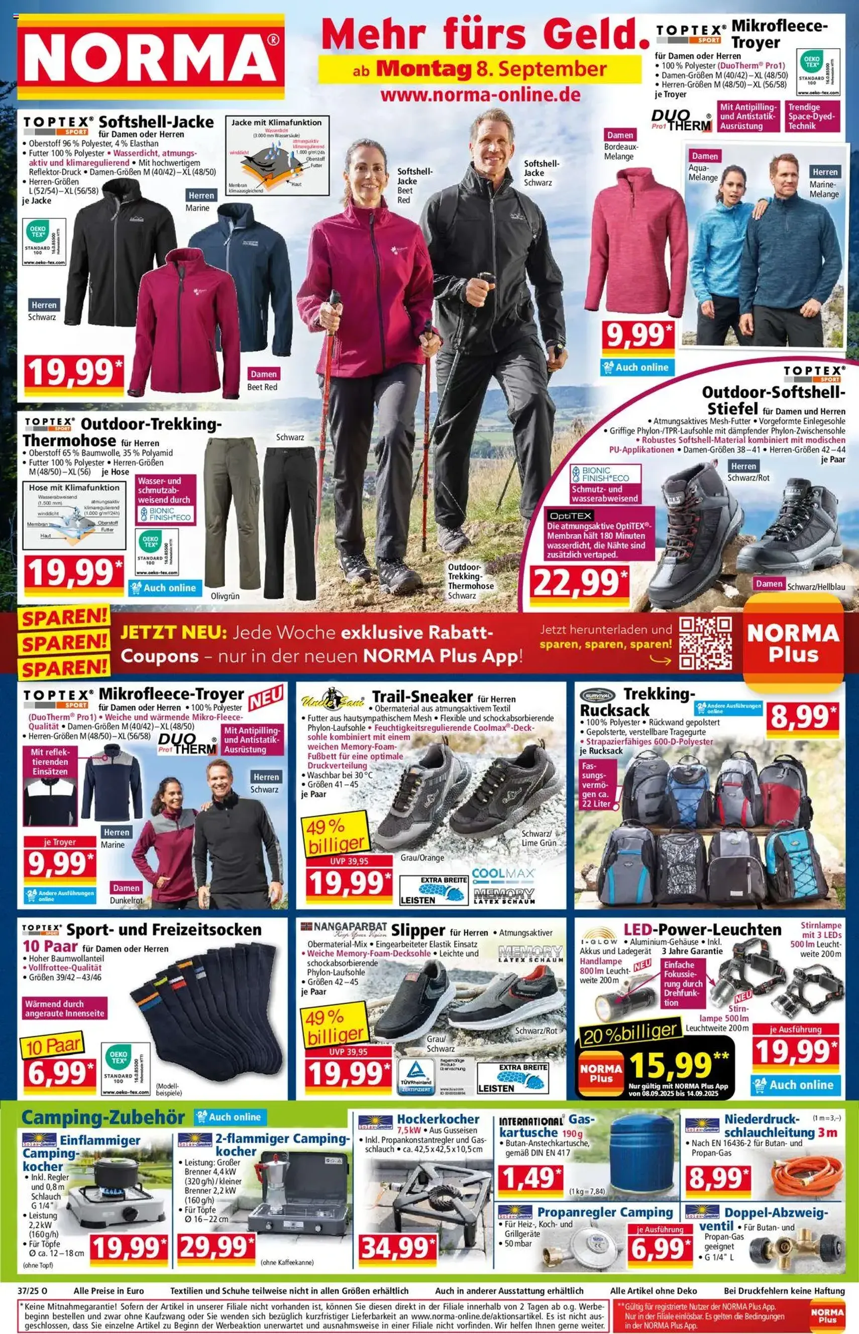 Norma Prospekt - Gültiger Prospekt ab 08.09.2025, Seite 1 von insgesamt 18 Norma Prospekt - Gültiger Prospekt ab 08.09.2025, Seite 1 von insgesamt 18