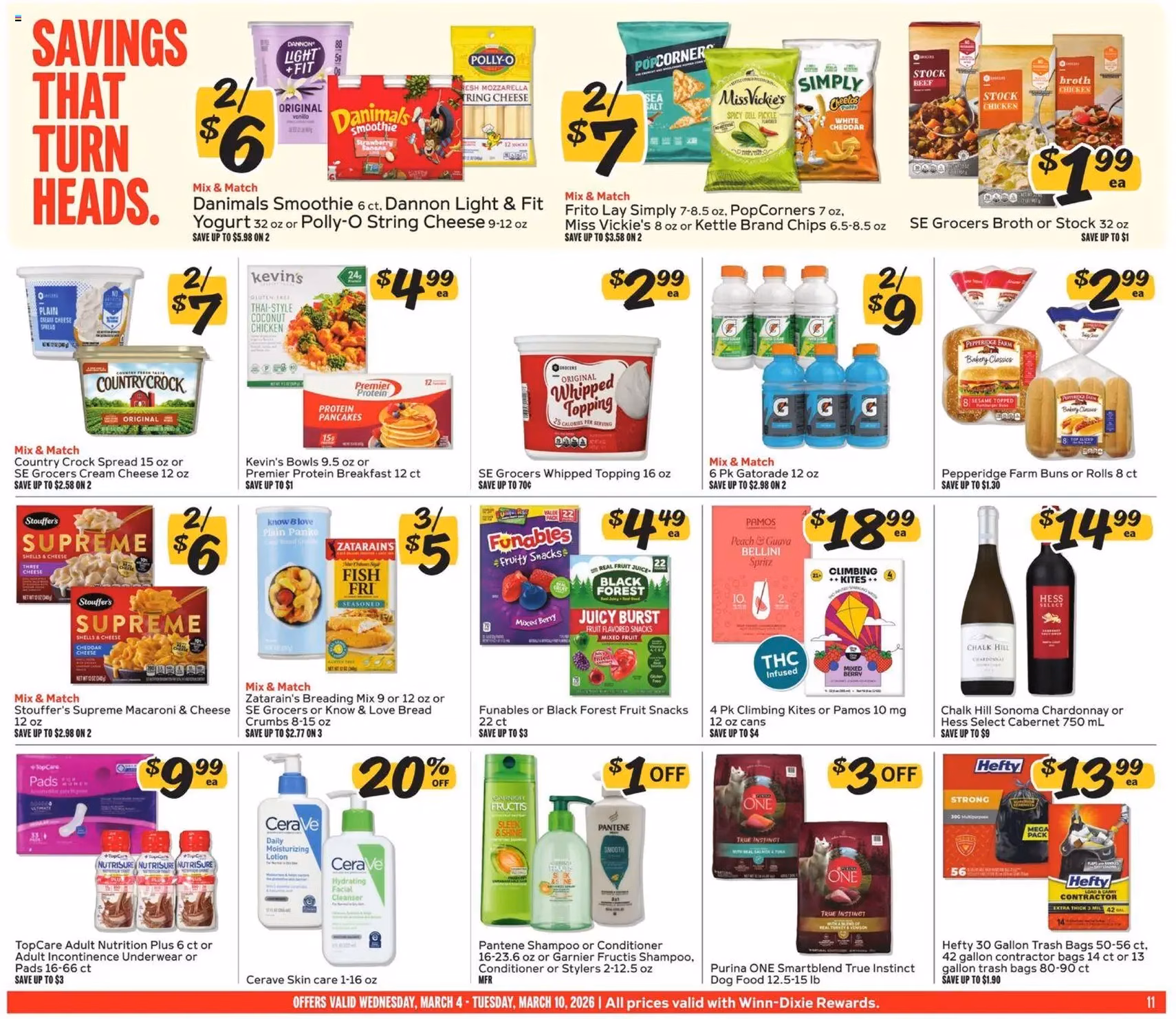 Winn Dixie Weekly Ad - valid flyer from 03/04/2026, page 11 of 12