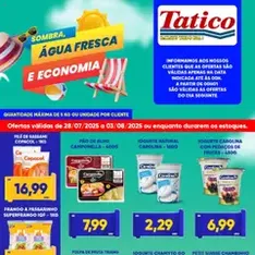 Tatico - Ofertas da semana - pré-visualização do folheto, válido a partir de 28/07/2025