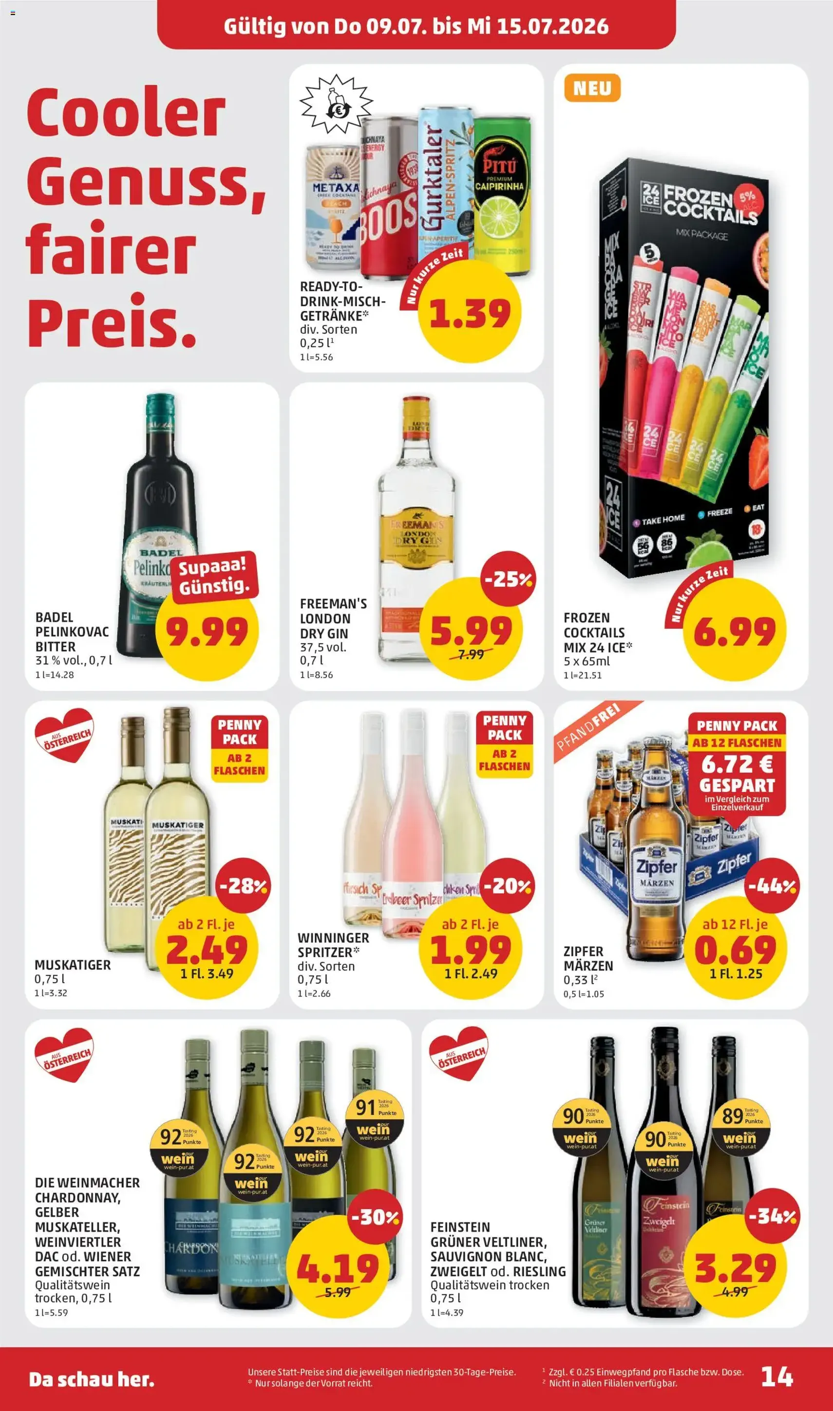 Penny Markt Flugblatt - Gültiger Prospekt ab 09.07.2026, Seite 14 von insgesamt 28