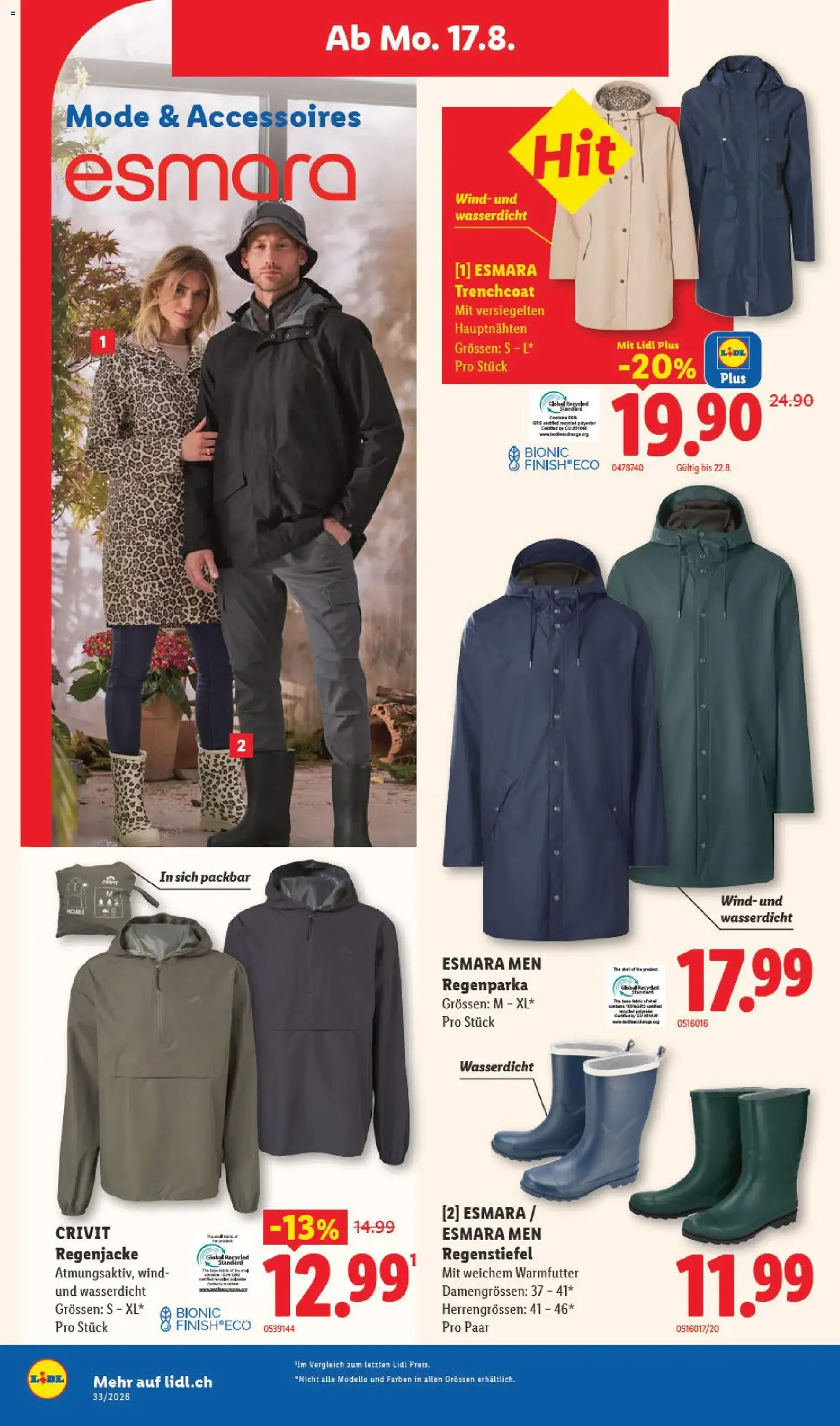 Lidl aktionen - Gültiger Prospekt ab 13.08.2026, Seite 34 von insgesamt 36