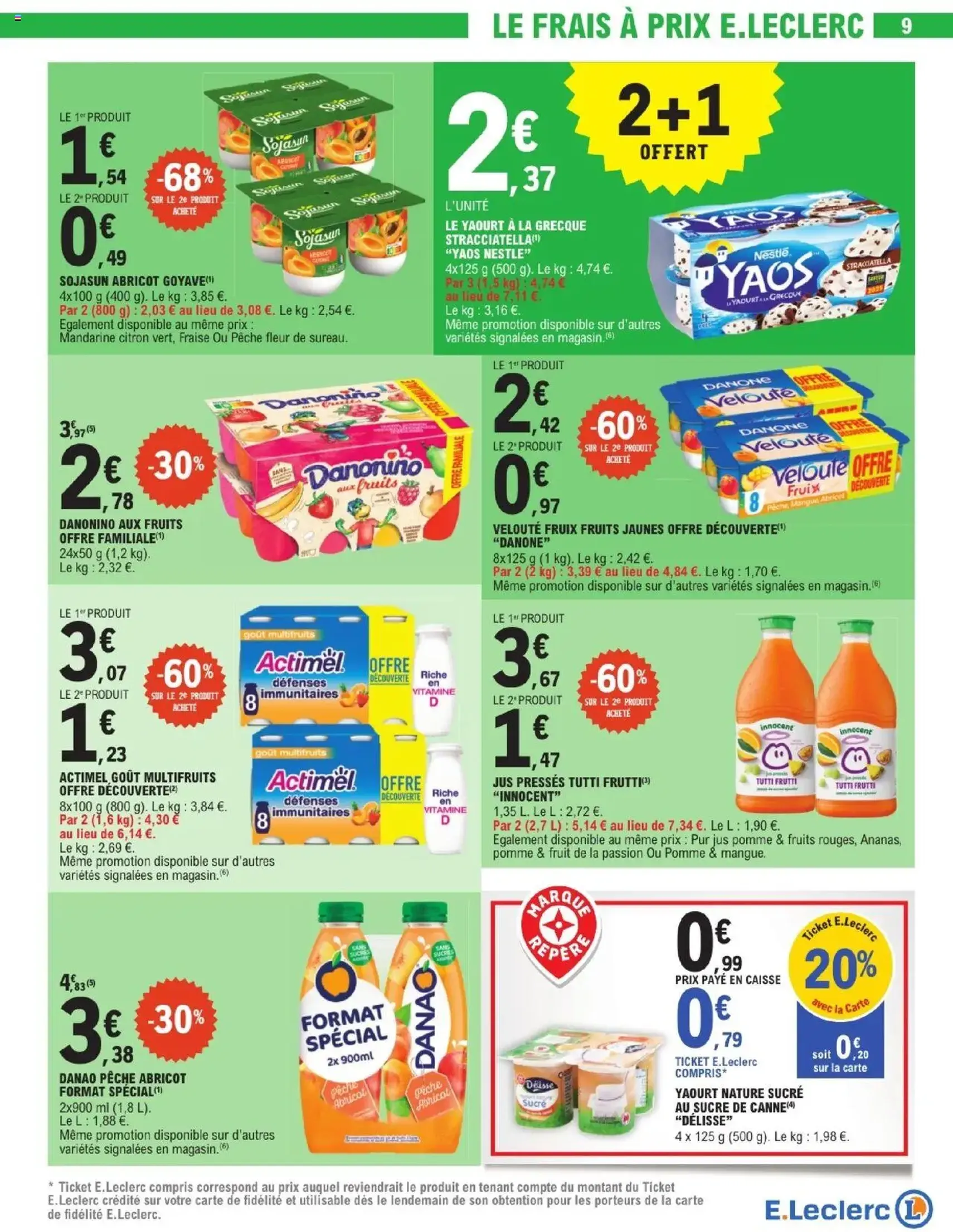 E.Leclerc catalogue semaine 34 - brochure valable à partir du 12/08/2025, page 9 sur 40