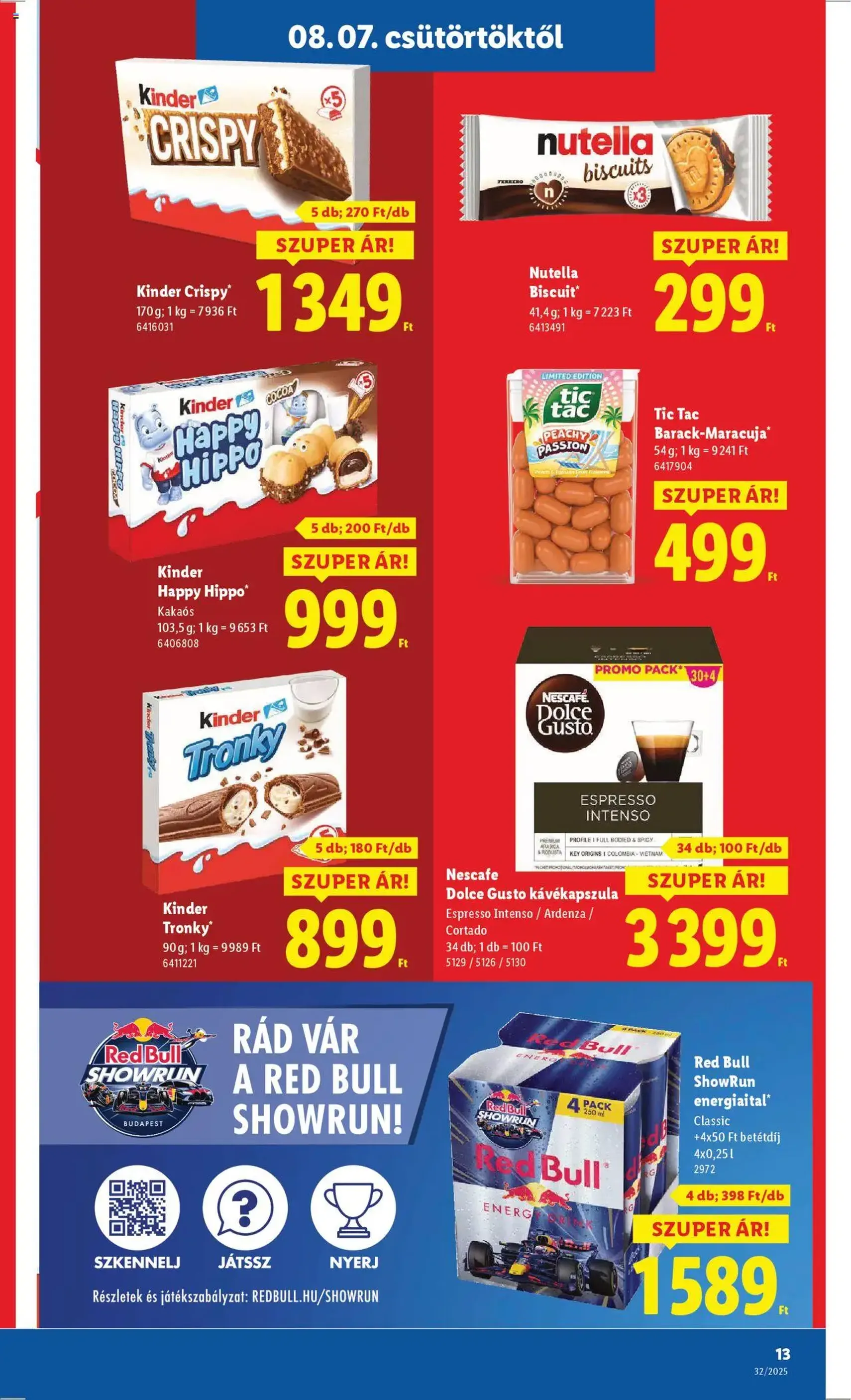 Lidl Akciós újság - 2025.08.07. érvényes szórólap 13 oldal 66 oldalból Lidl Akciós újság - 2025.08.07. érvényes szórólap 13 oldal 66 oldalból