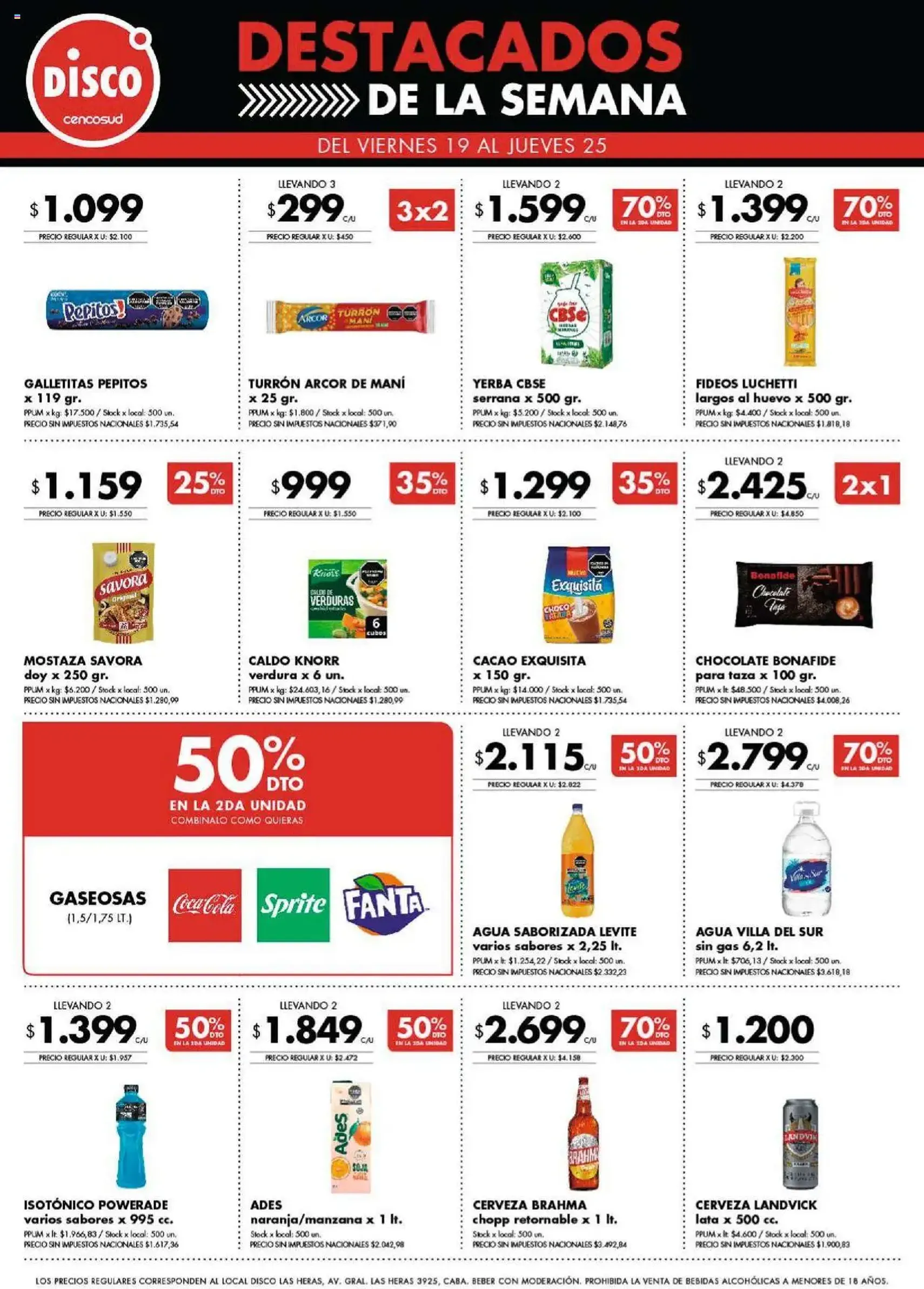 Disco ofertas - folleto válido desde 19/09/2025 página 8 de 9 Disco ofertas - folleto válido desde 19/09/2025 página 8 de 9
