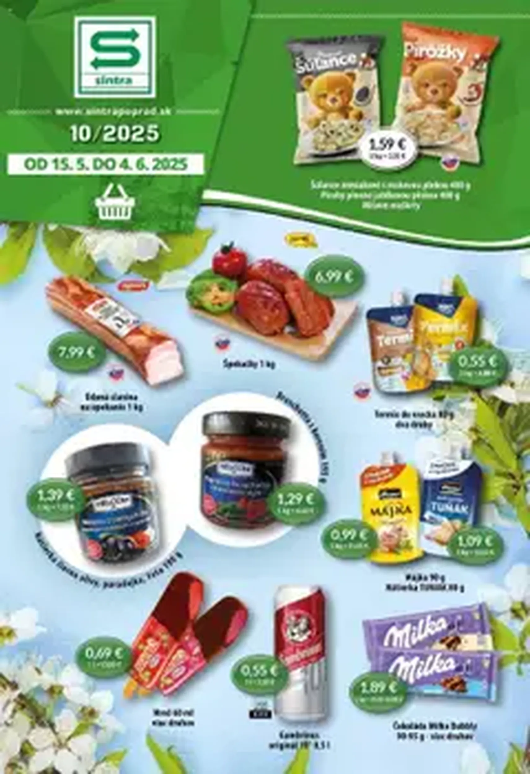 Sintra leták - platný leták od 15.05.2025 strana 1 z 1