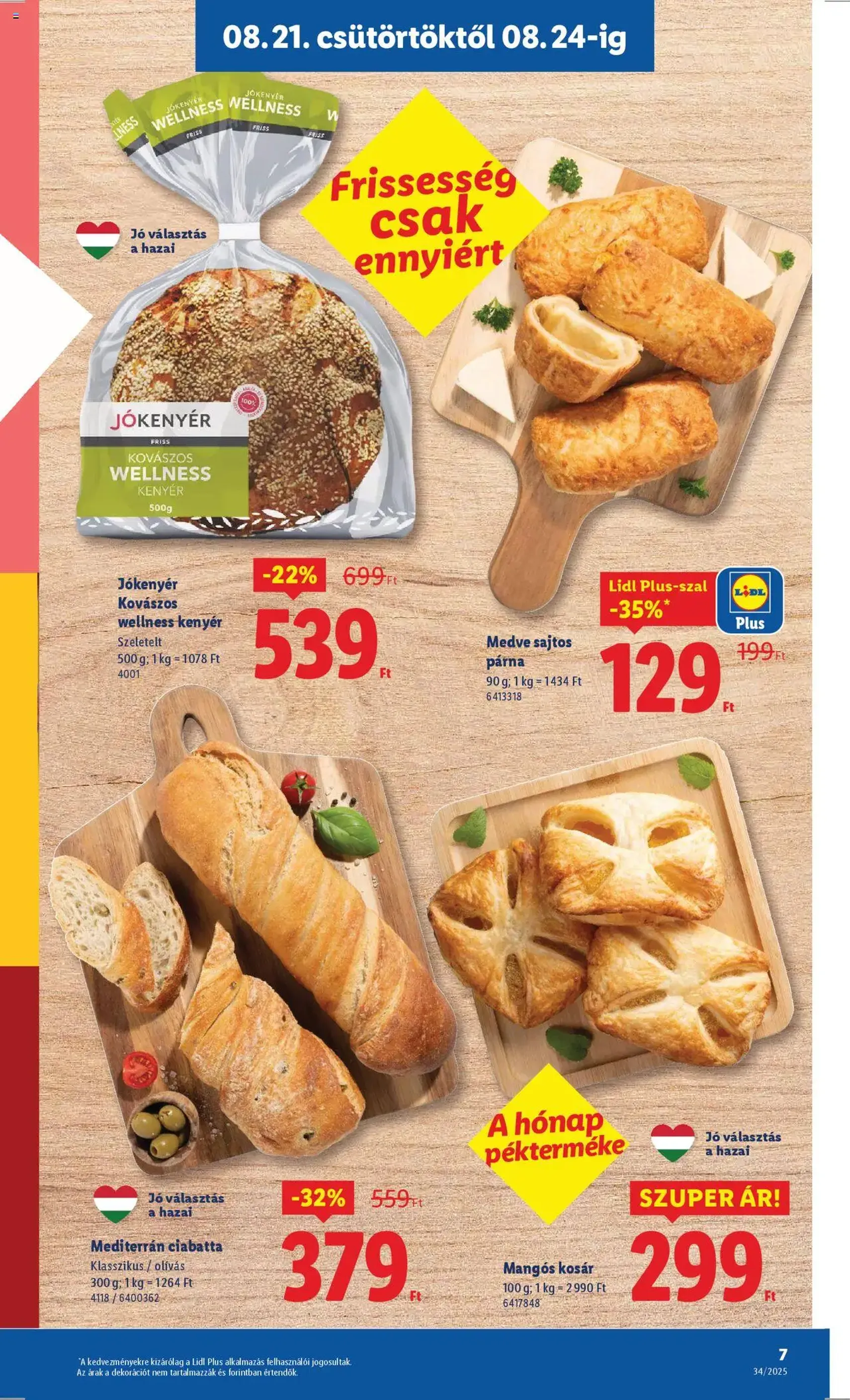Lidl Akciós újság - 2025.08.21. érvényes szórólap 7 oldal 70 oldalból