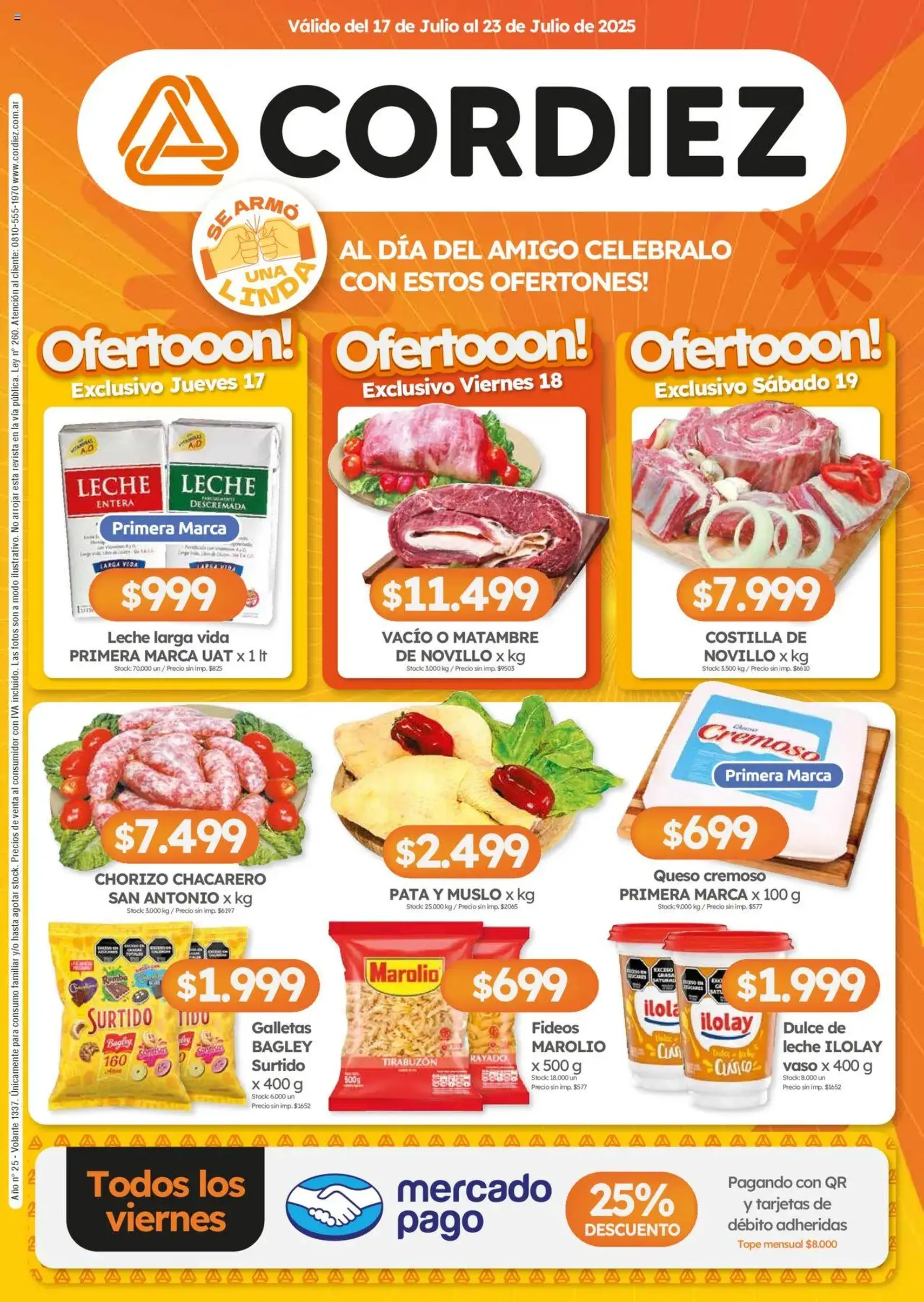 Cordiez ofertas - folleto válido desde 17/07/2025 página 1 de 8 Cordiez ofertas - folleto válido desde 17/07/2025 página 1 de 8