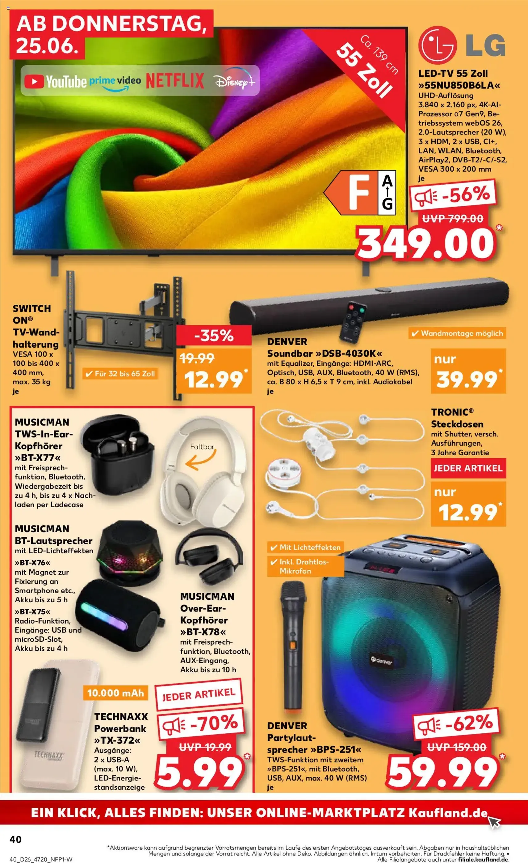 Kaufland DE - DE Folder - geldige folder vanaf 25-06-2026 pagina 40 van 58