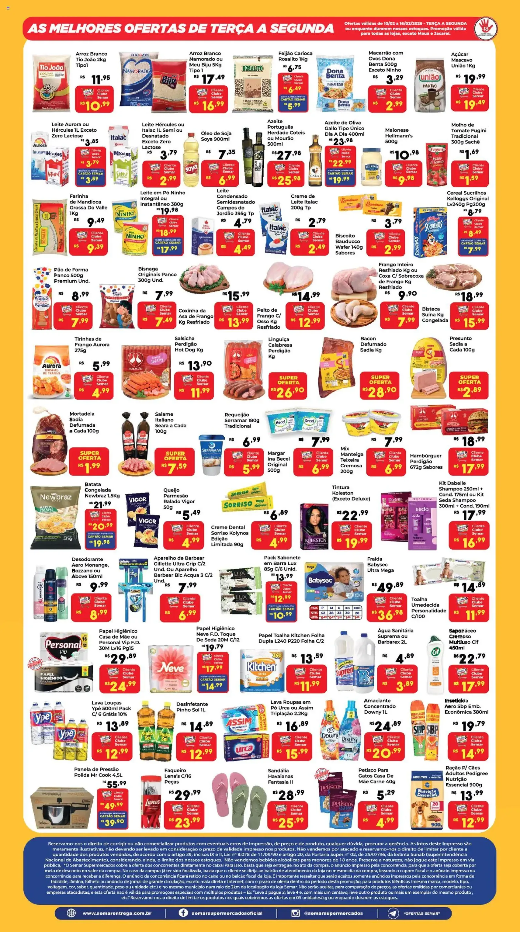Semar Supermercado - Ofertas da semana - folheto válido a partir de 10/02/2026 página 2 de 2