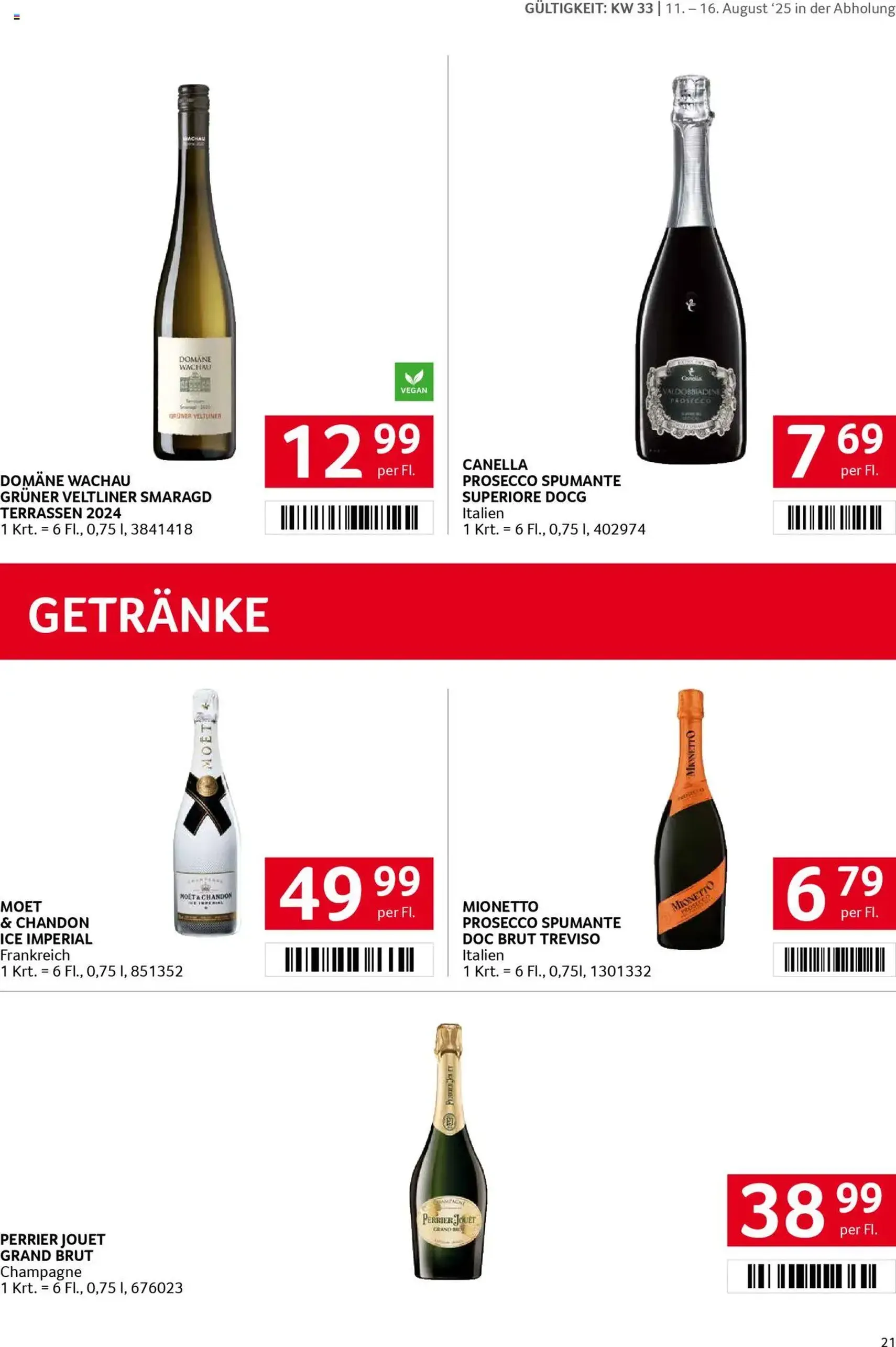 Transgourmet Flugblatt - Gültiger Prospekt ab 10.08.2025, Seite 21 von insgesamt 32 Transgourmet Flugblatt - Gültiger Prospekt ab 10.08.2025, Seite 21 von insgesamt 32