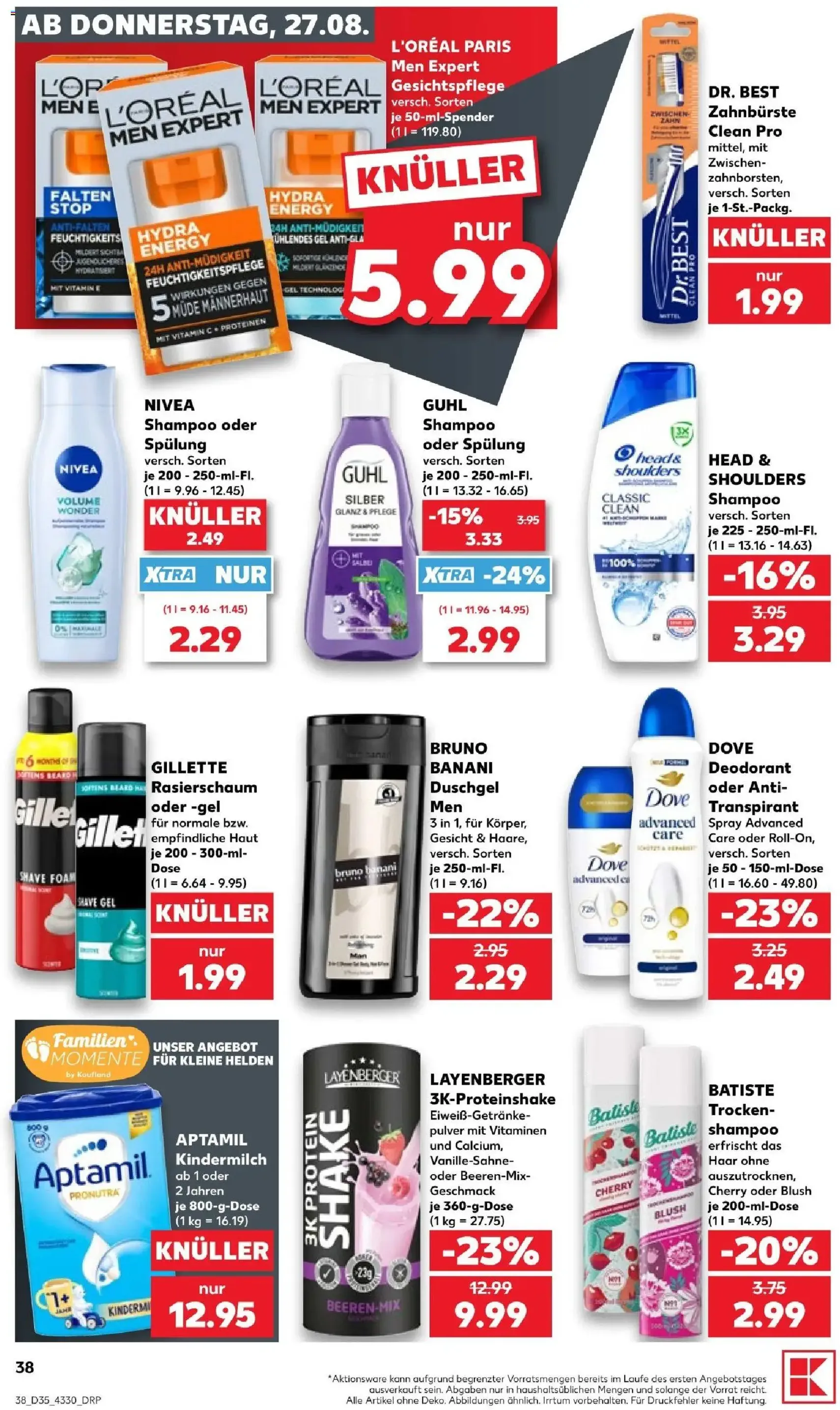 Kaufland Prospekt - Gültiger Prospekt ab 27.08.2026, Seite 38 von insgesamt 60