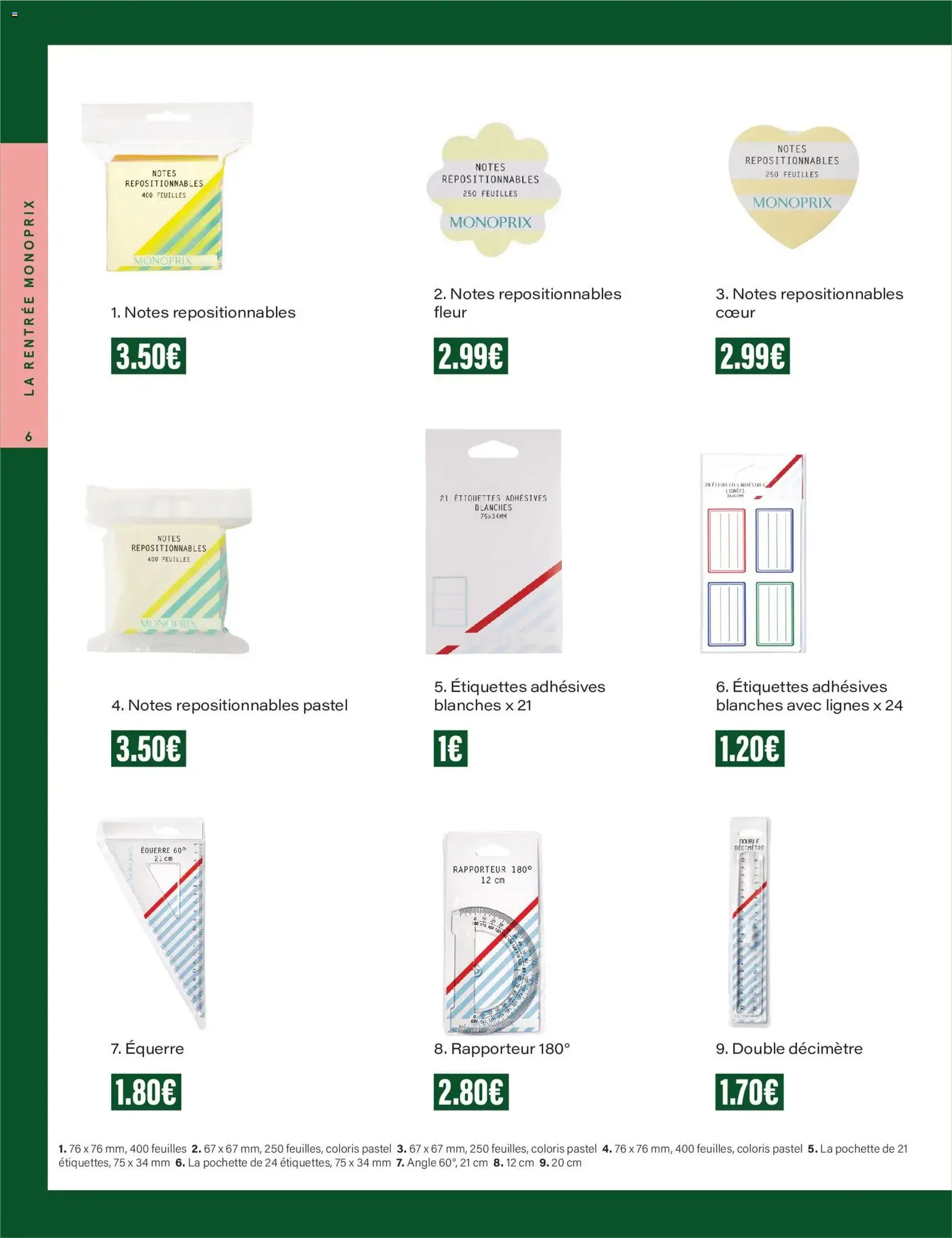 Monoprix - Guide de rentree - brochure valable à partir du 04/08/2026, page 6 sur 42